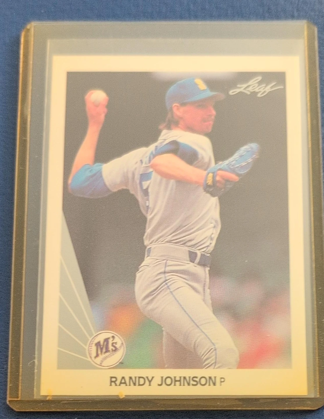 1990 Leaf Randy Johnson Baseball Card