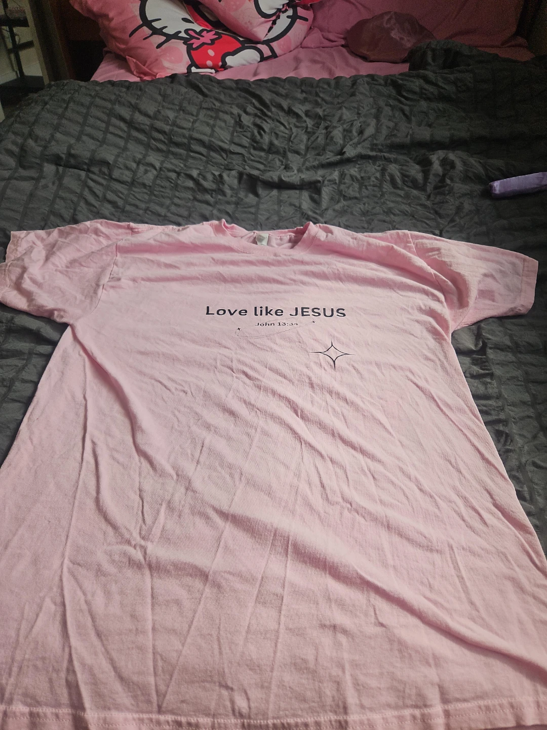 Pink 'Love like JESUS' T-Shirt