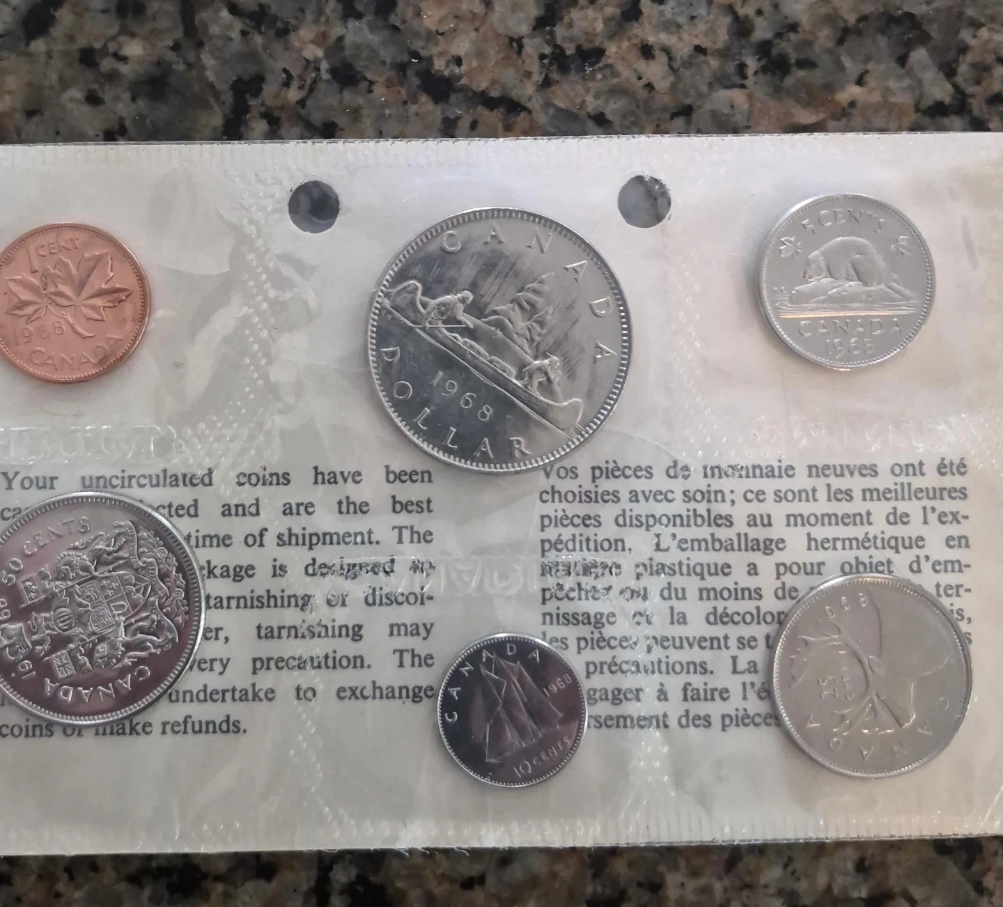 1968 Canada Coin Set