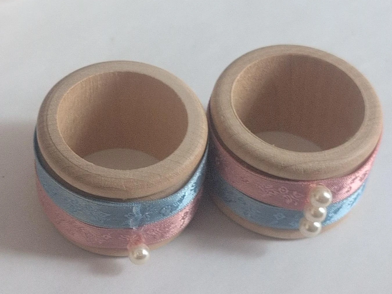 Set of 2 Wooden Napkin Rings