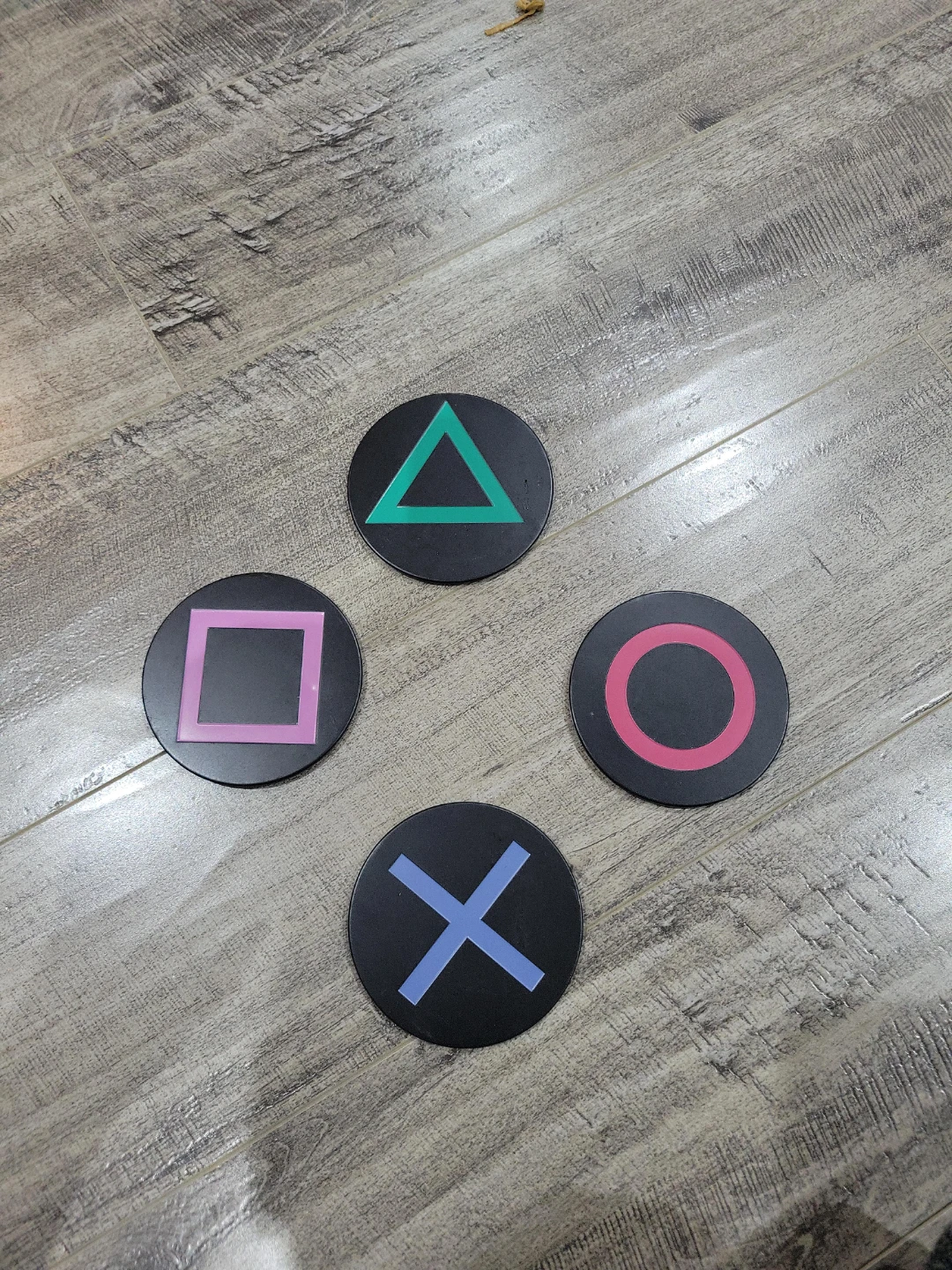 PlayStation Button Coasters