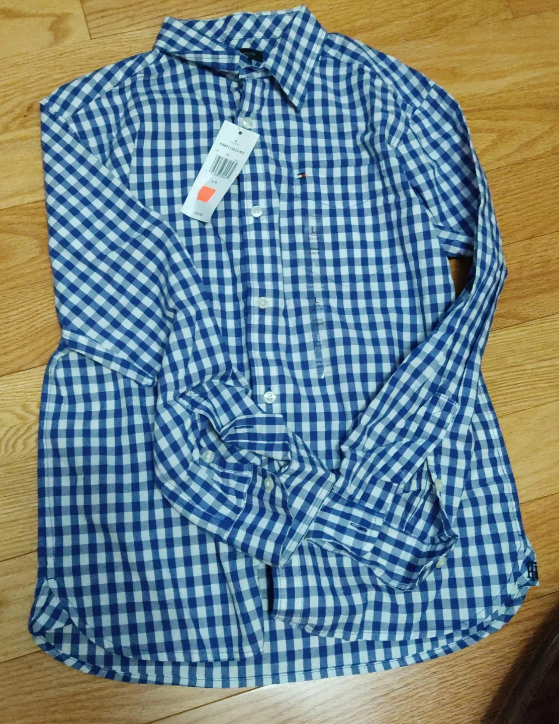 Tommy Hilfiger Blue Gingham Shirt