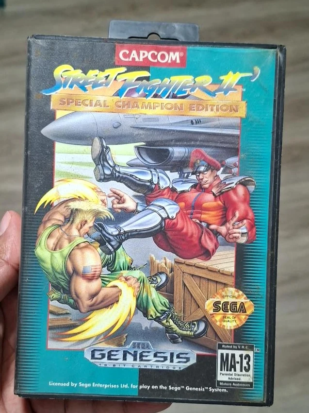 Street Fighter II Special Champion Edition Sega Genesis Game