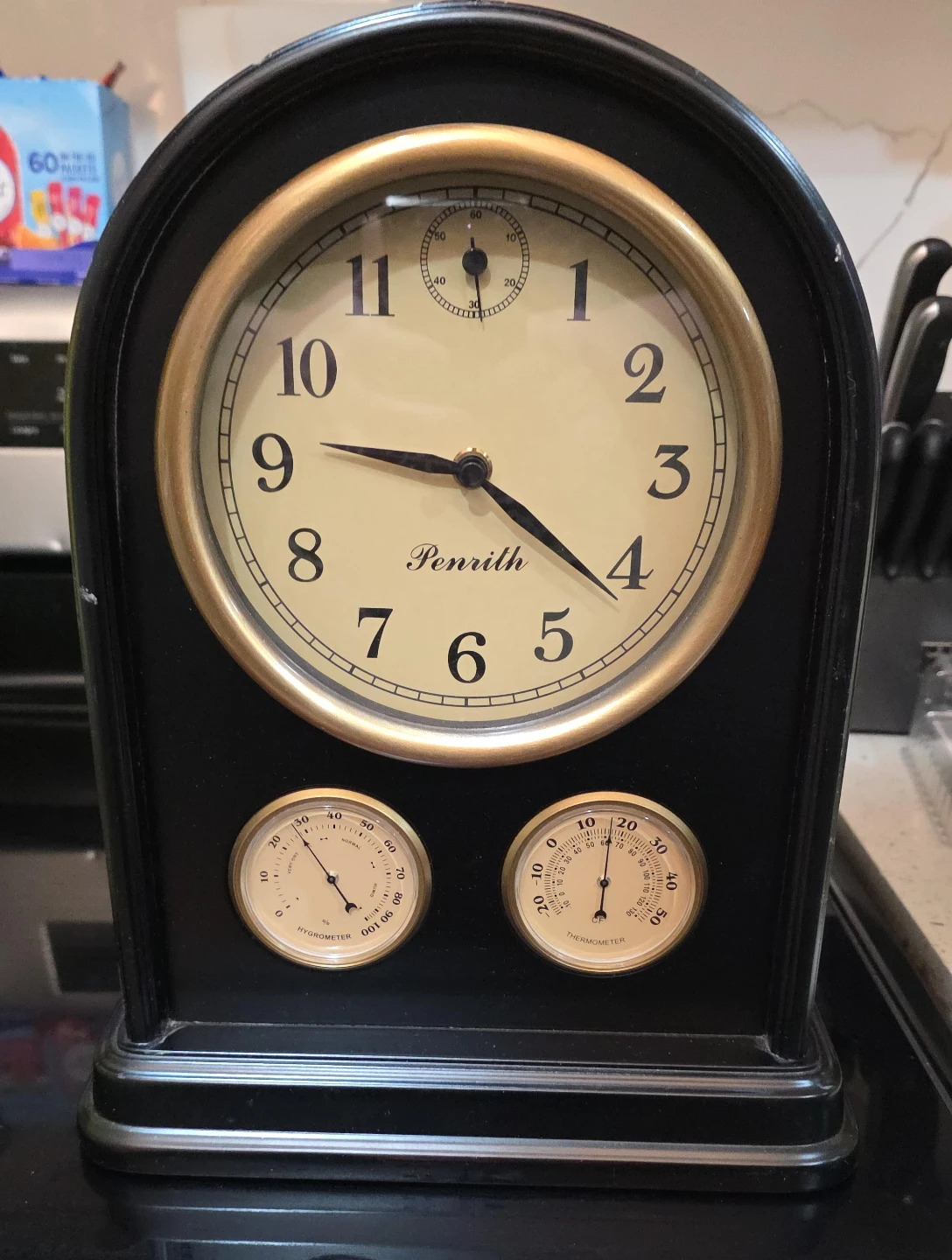 Penrith Clock with Thermometer and Hygrometer