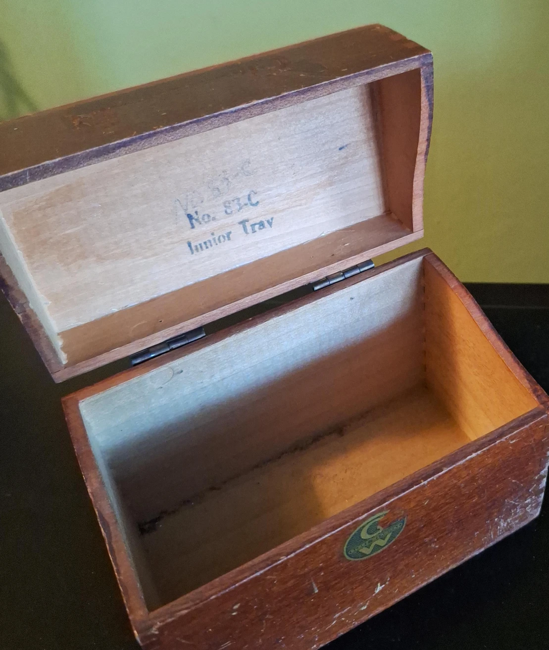 Vintage Wood Junior Tray Box