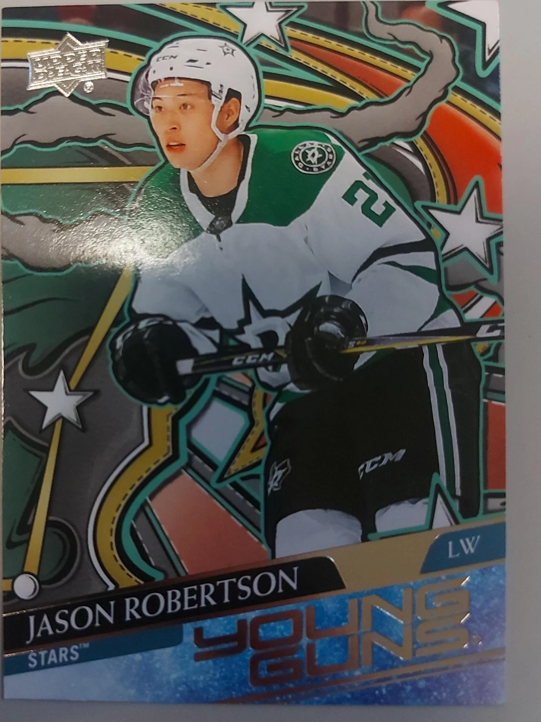 Upper Deck Young Guns Jason Robertson Hockey Card
