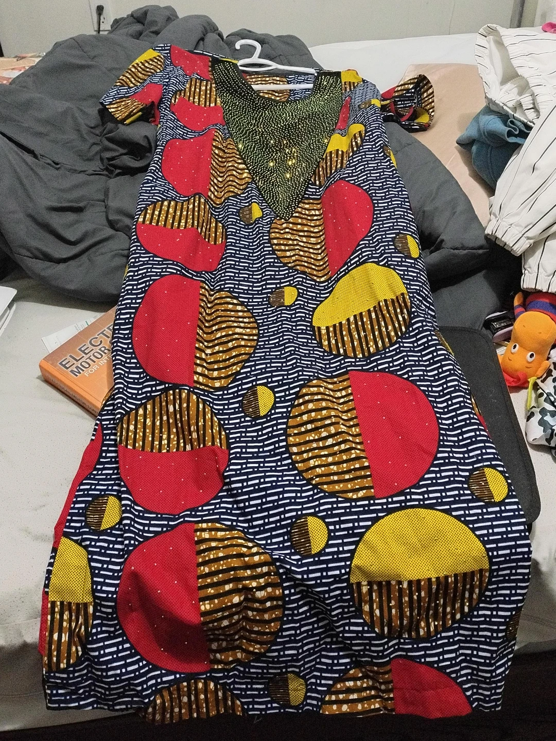 Vibrant Print Maxi Dress