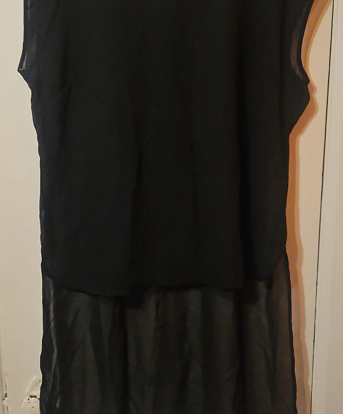 Women's Sleeveless sheer dress
