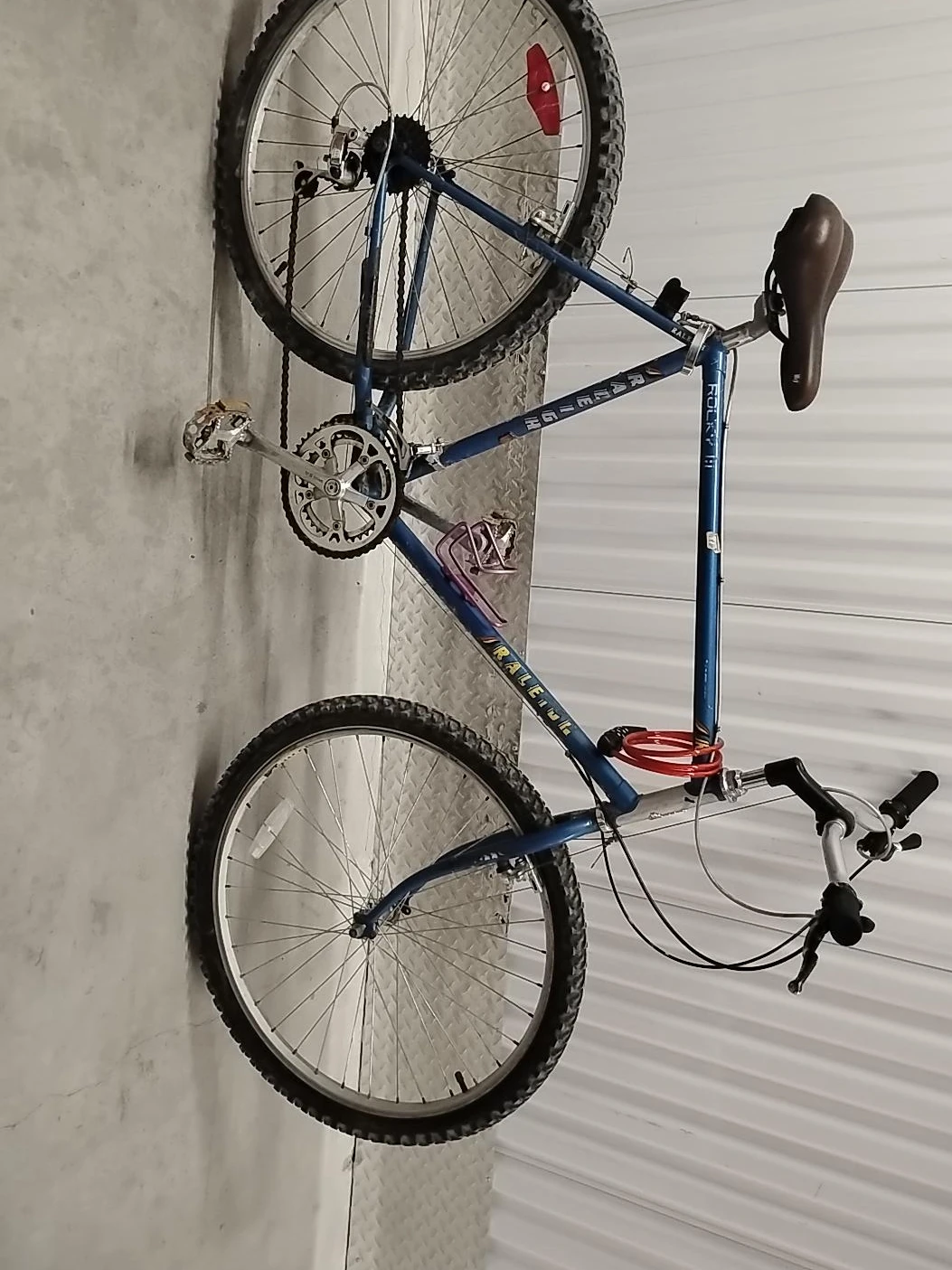 Blue Raleigh Rocky III Mountain Bike