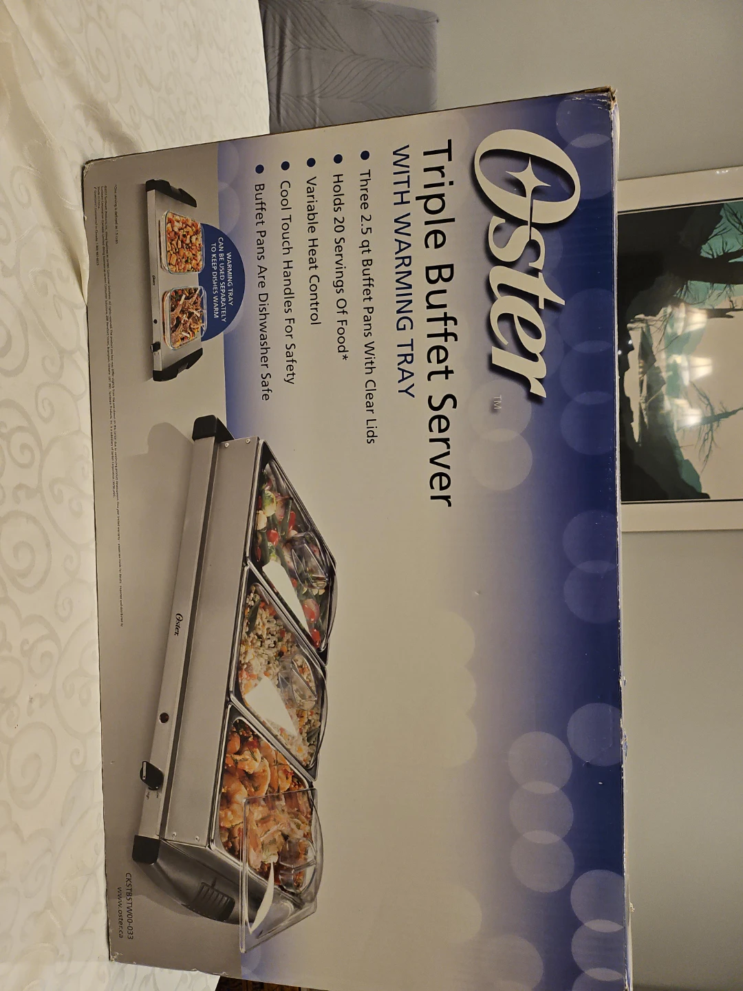 Oster Triple Buffet Server with Warming Tray