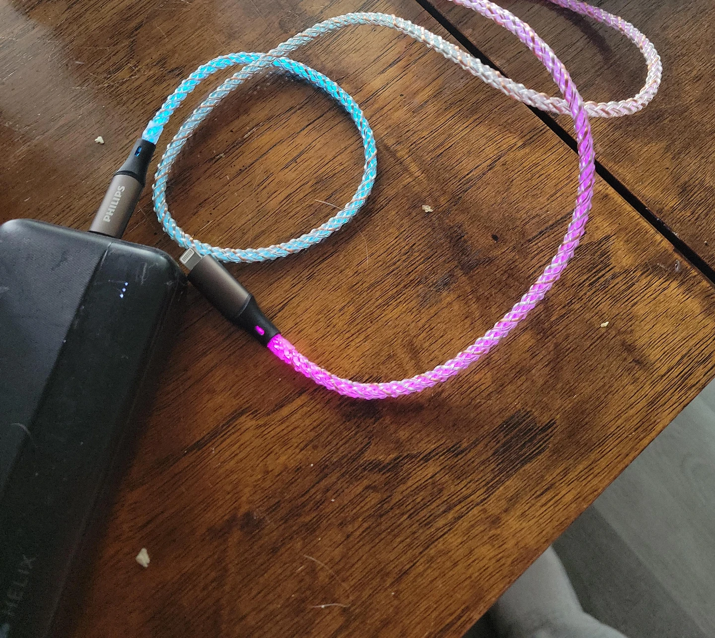 Philips Braided LED Charging Cable