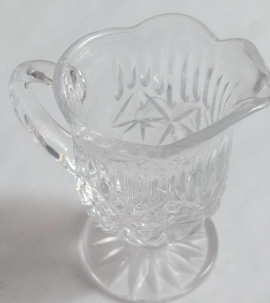 Crystal Creamer Pitcher
