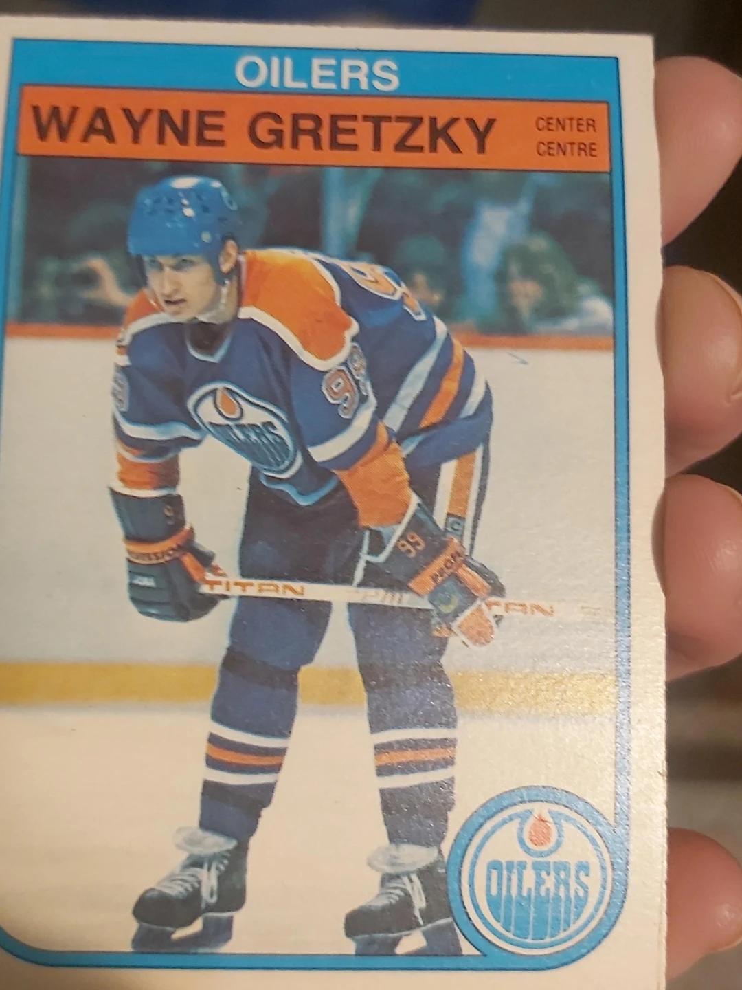 Wayne Gretzky Oilers Hockey Card