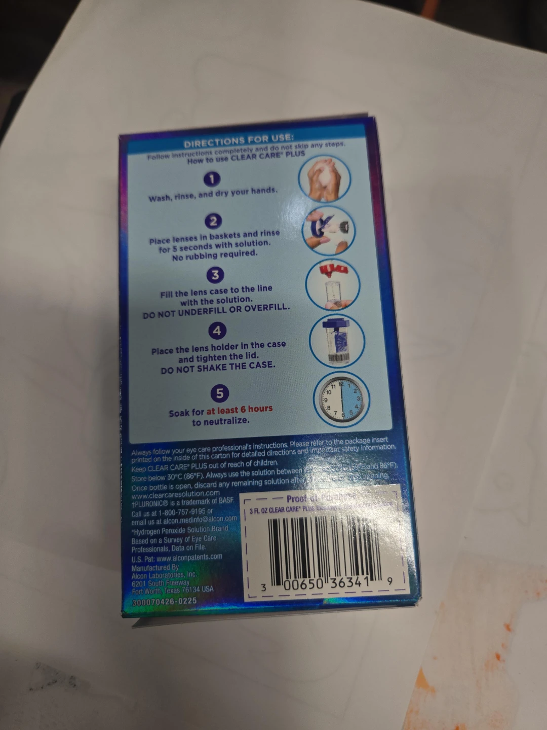 Clear Care Plus Contact Lens Solution - 3 FL OZ (90 mL)