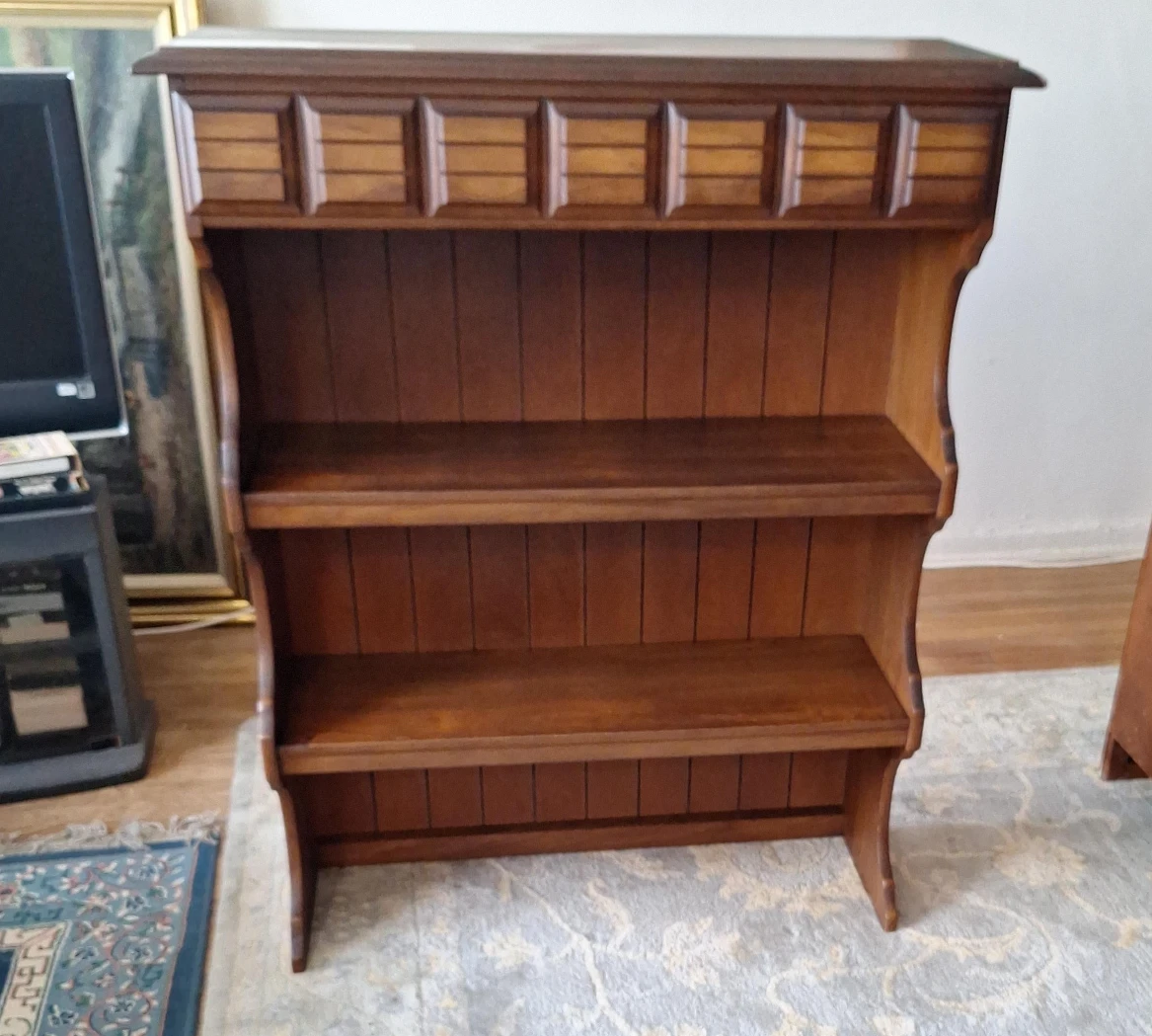 Wooden maple finish Book Shelf / Hutch