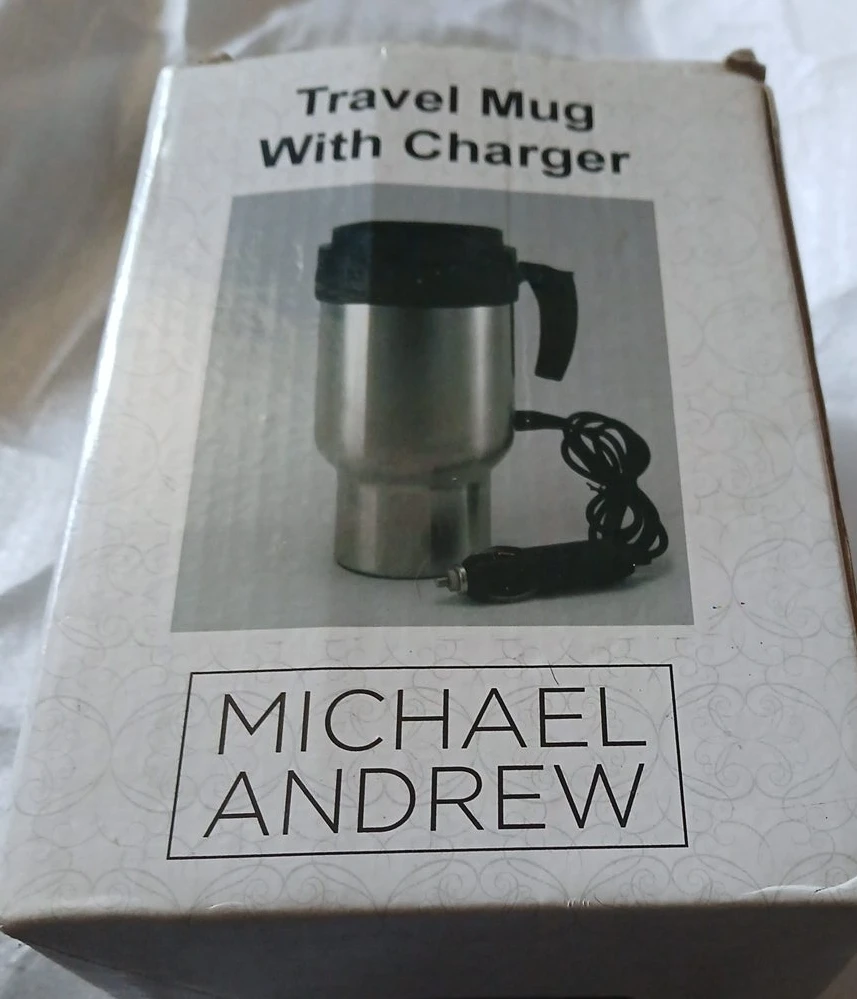 Michael Andrew Travel Mug With Charger