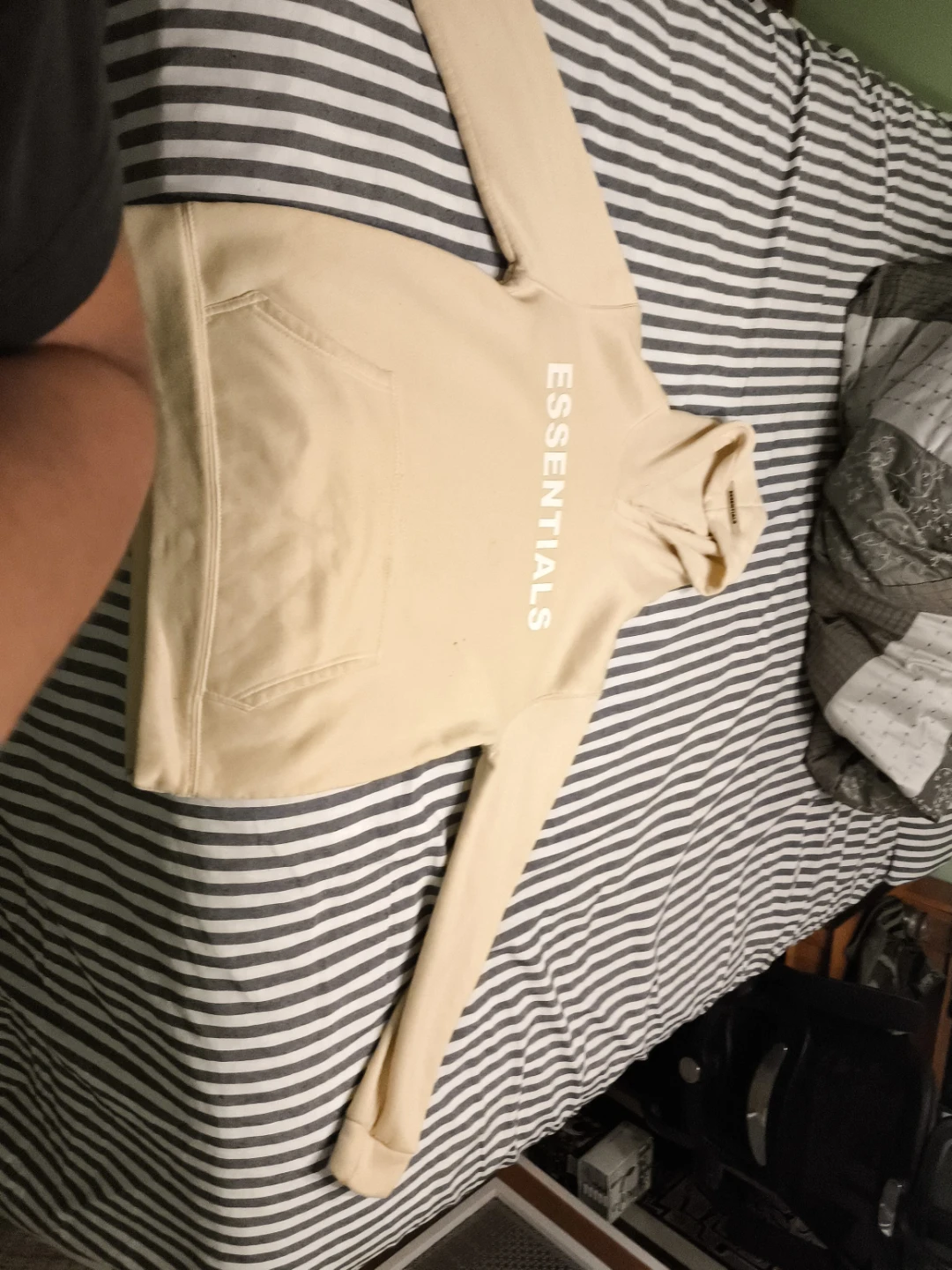 Essentials hoodie Tan