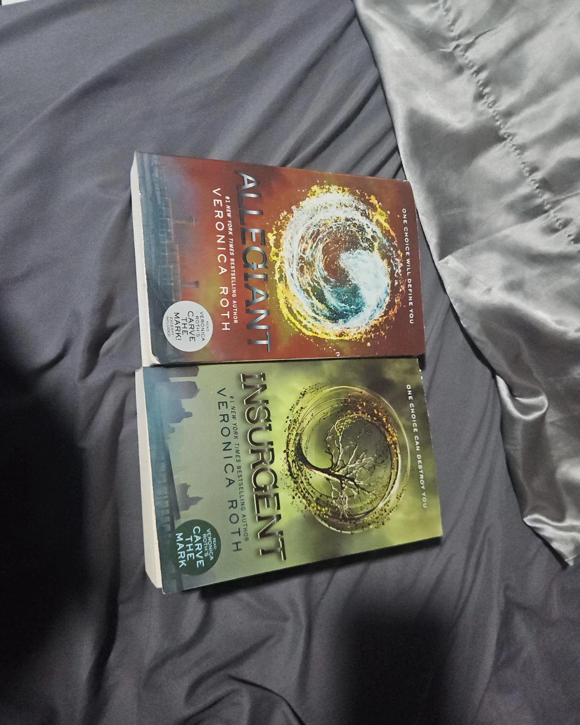 Allegiant and Insurgent by Veronica Roth