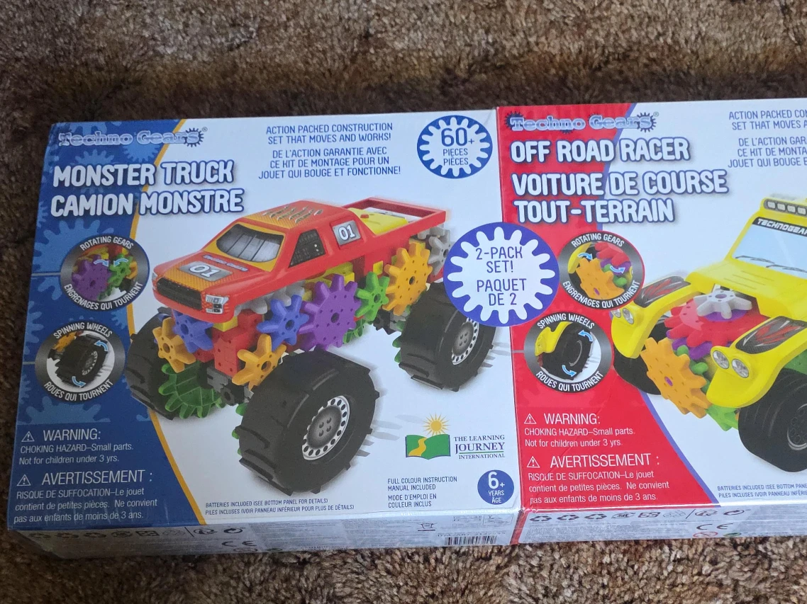 Techno Gears Monster Truck & Off Road Racer Construction Set