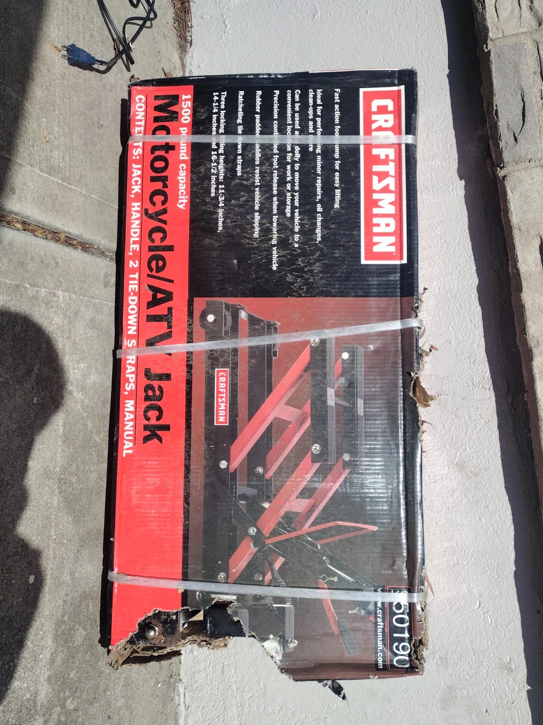Craftsman Motorcycle/ATV Jack - 1500 lb Capacity