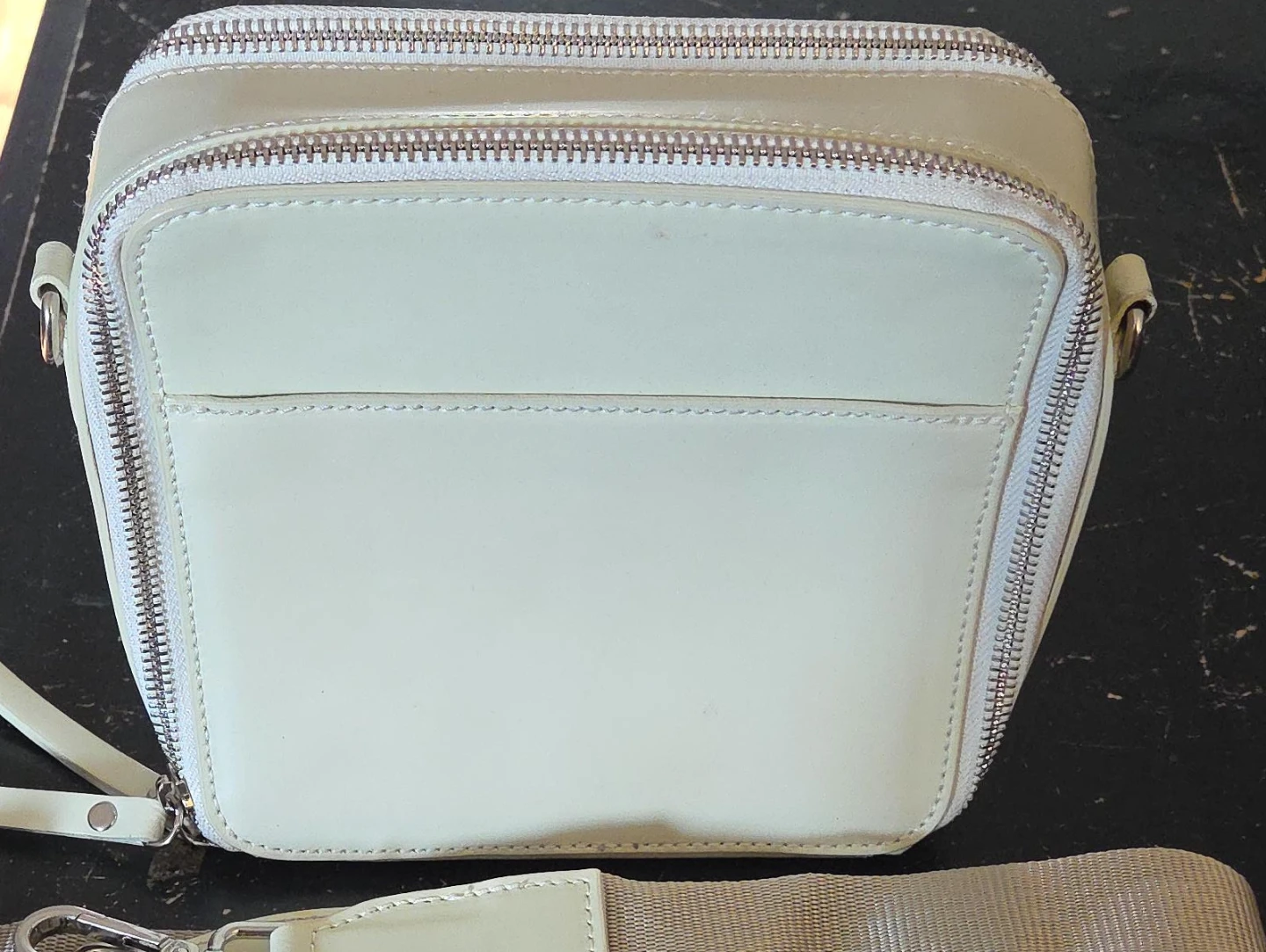 B. Simons Genuine Leather Crossbody Bag