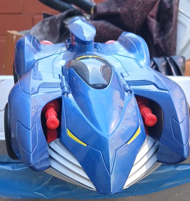 Blue Batmobile Toy Car