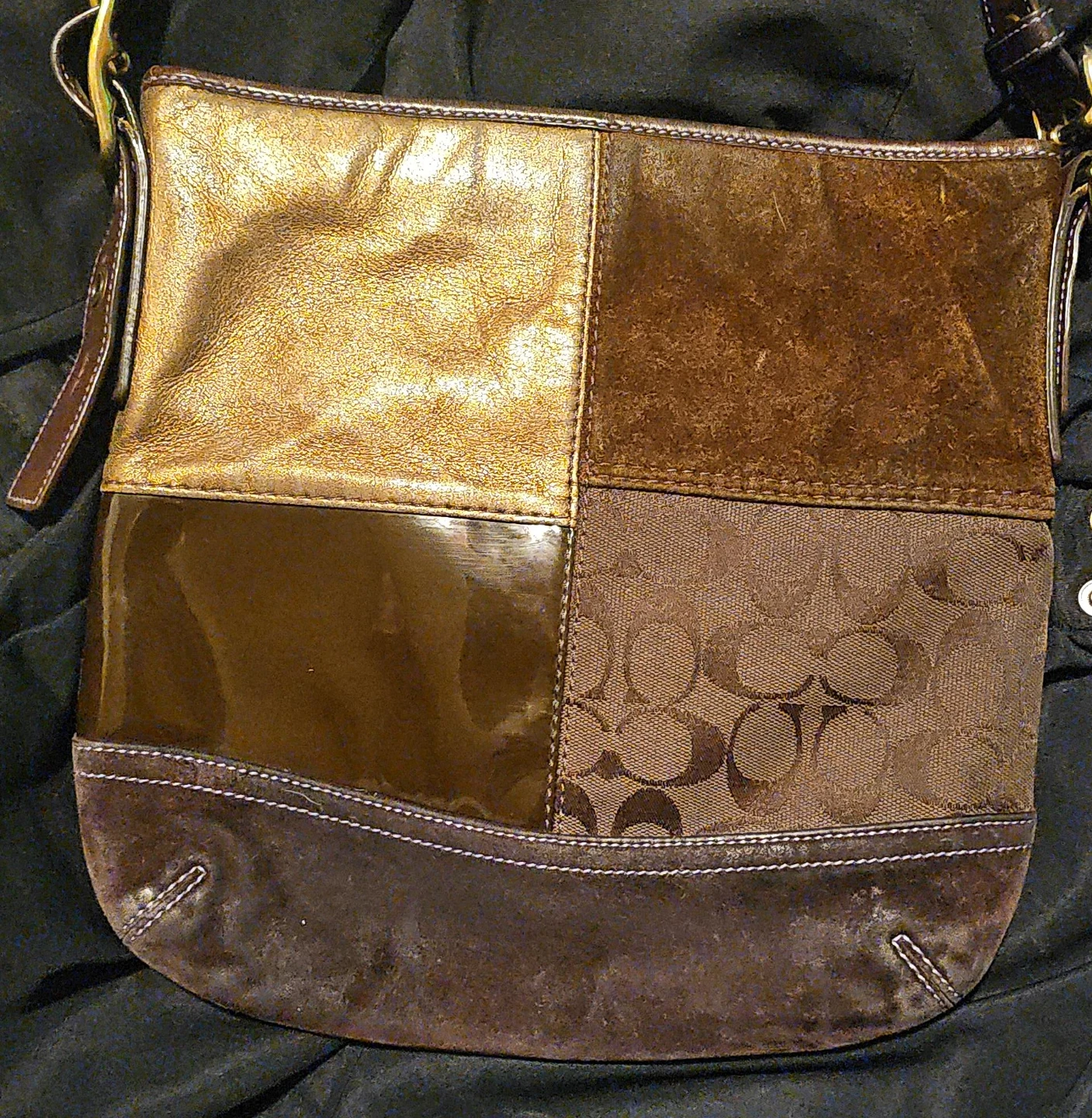 Coach Patchwork Shoulder Bag