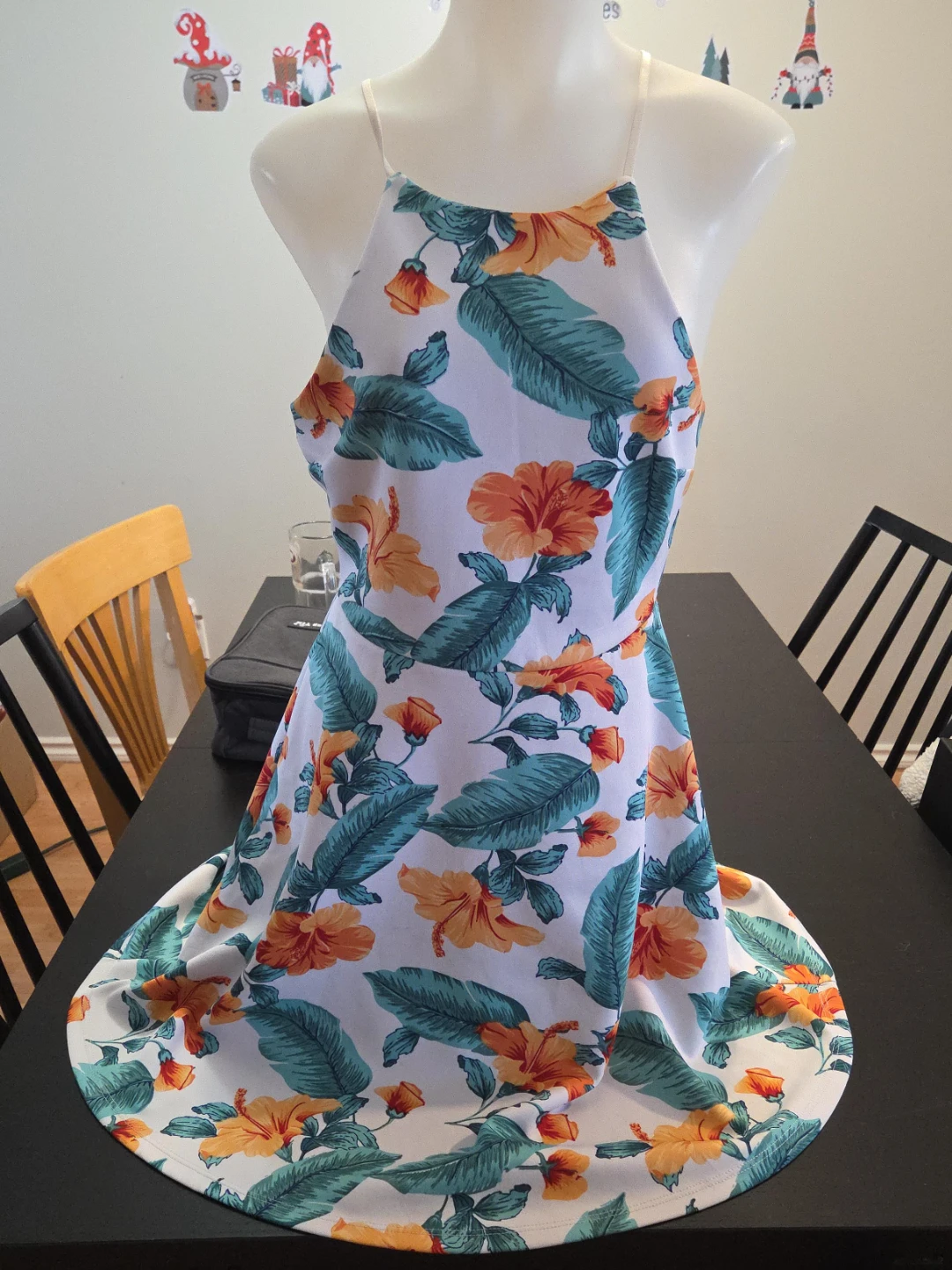 Women's Floral Halter Dress