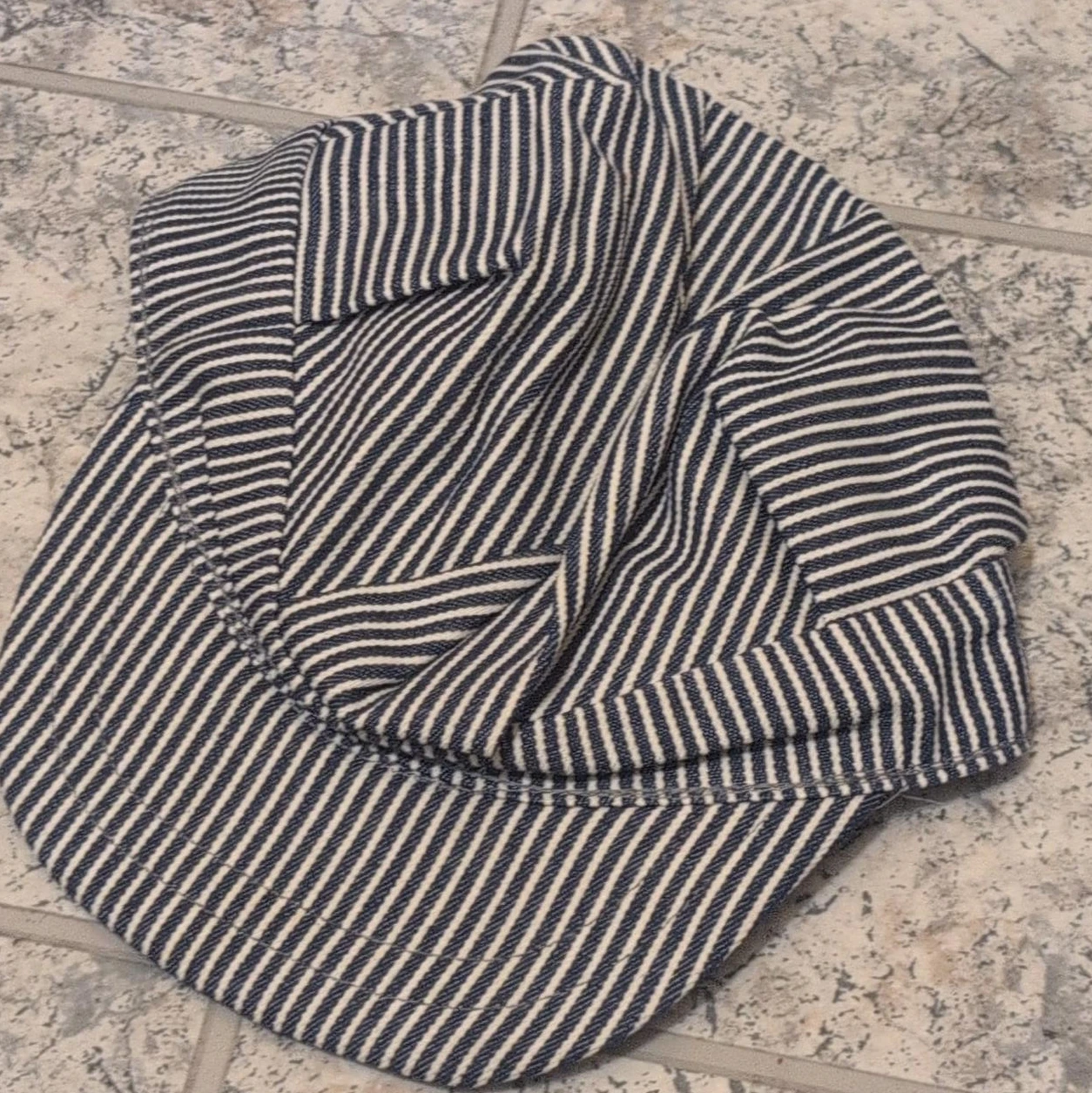 Striped Newsboy Cap