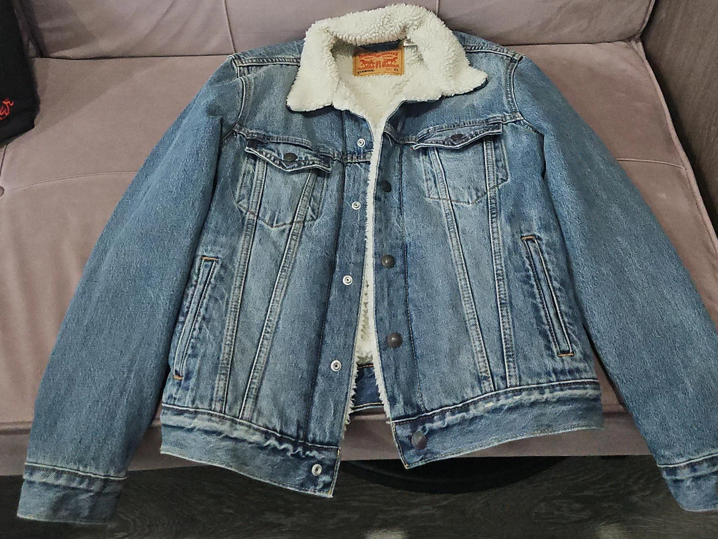 Levi's Sherpa Lined Denim Jacket - XS - photo 2