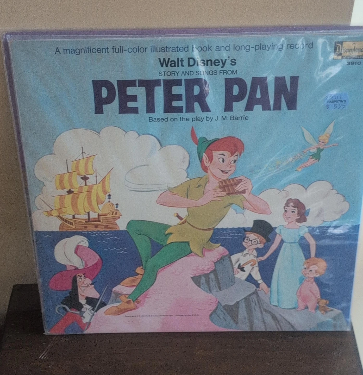 Walt Disney's Peter Pan Story and Songs Record Book