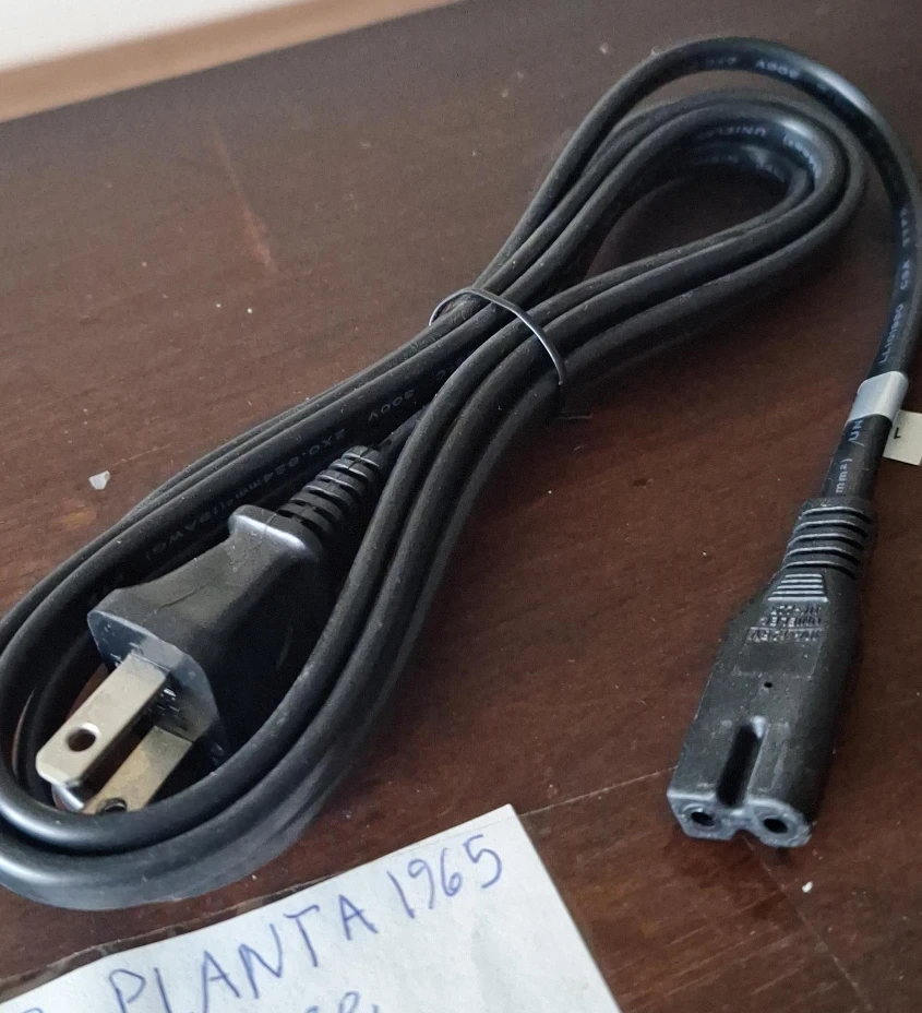 Standard 2-Prong Power Cord