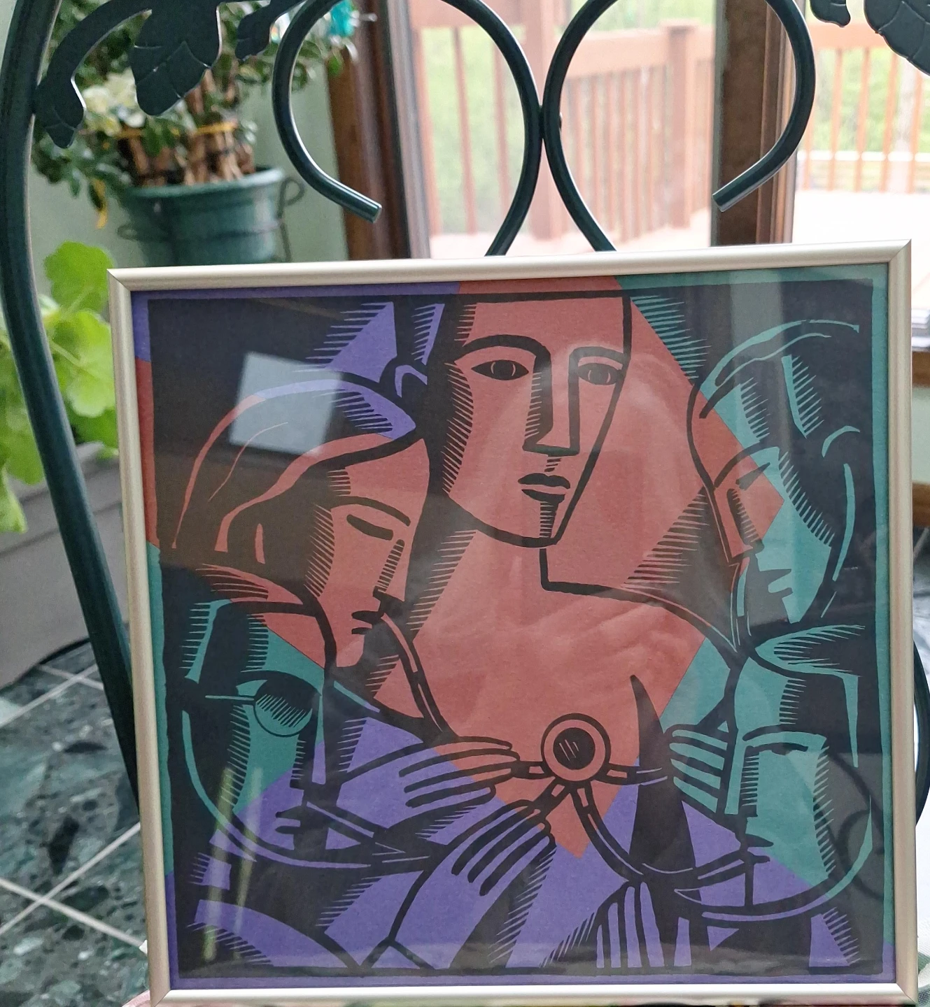 Framed Modern Art Print