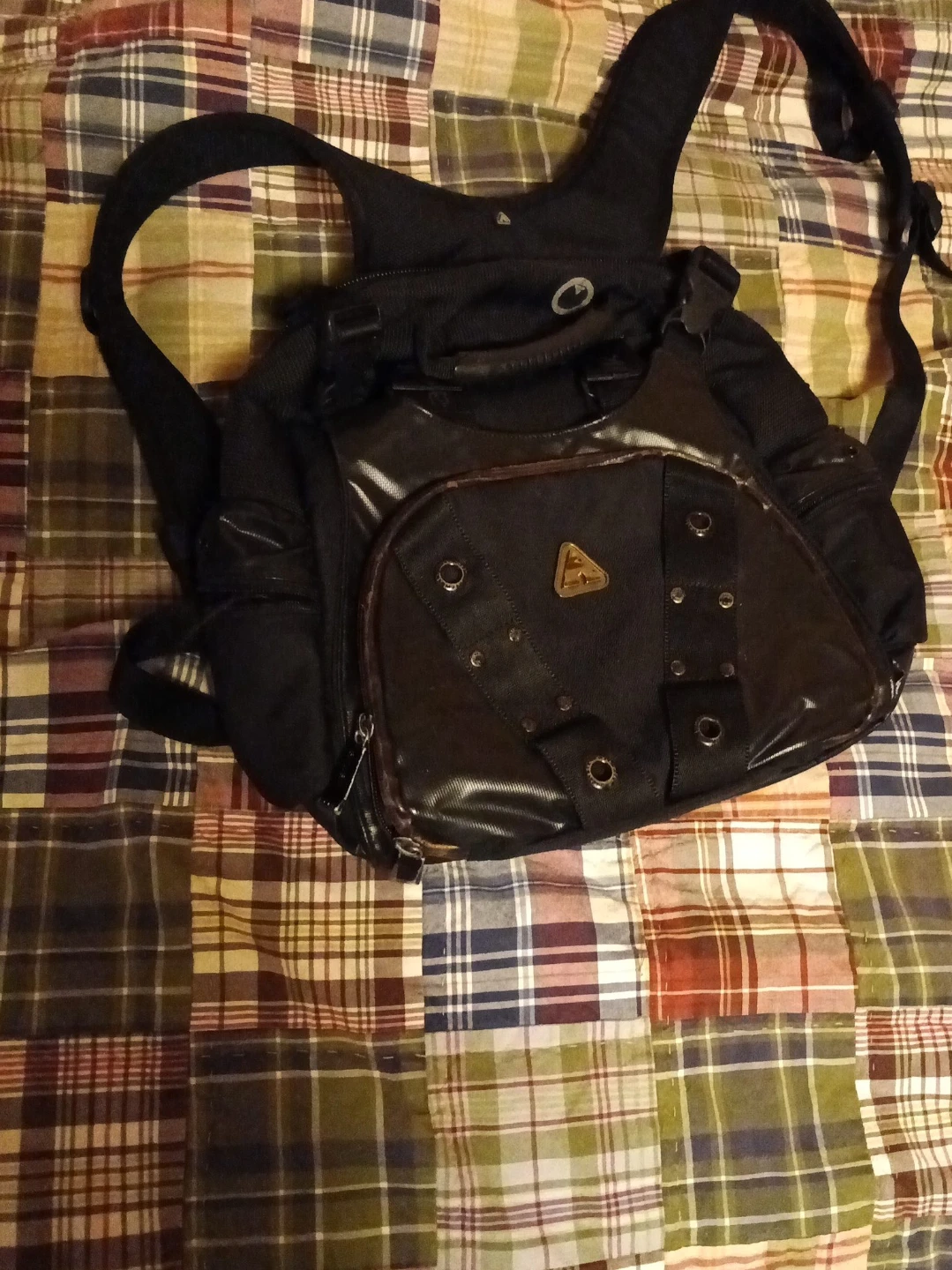 Airwalk Black mini Backpack (motorcycle bag, tactical)