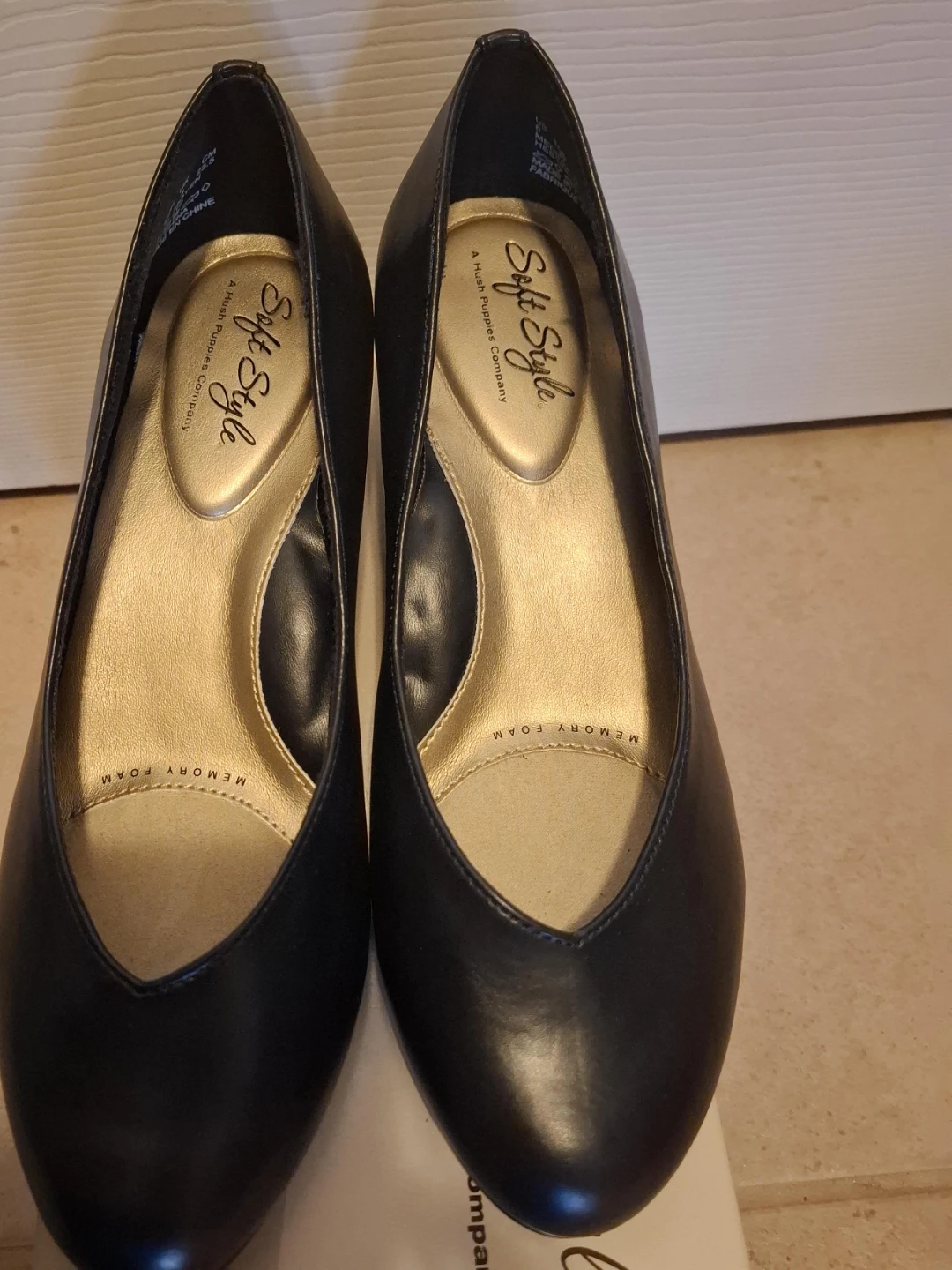 Hush Puppies Soft Style "Gracee" Pumps - Navy - Size 6