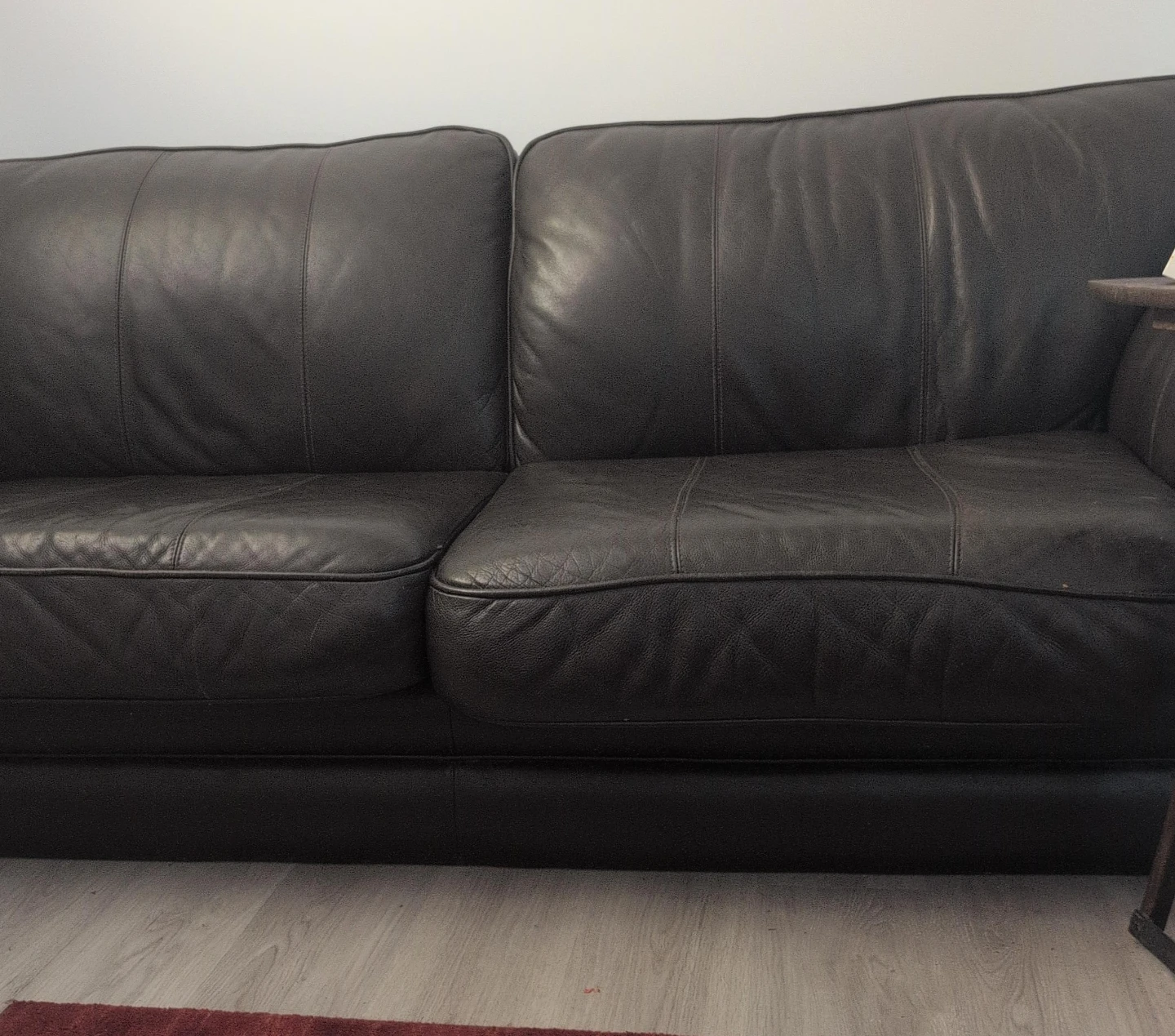 Black Leather Sofa