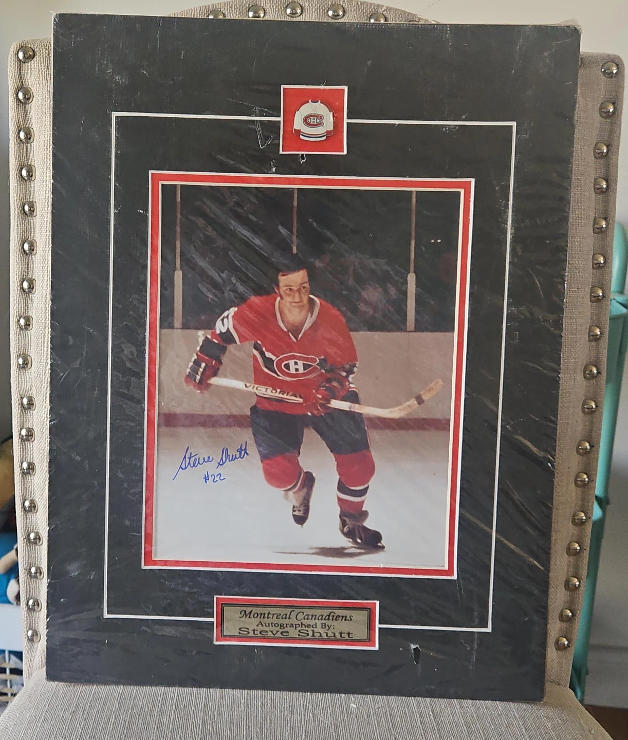 Montreal Canadiens Steve Shutt Autographed Photo #22