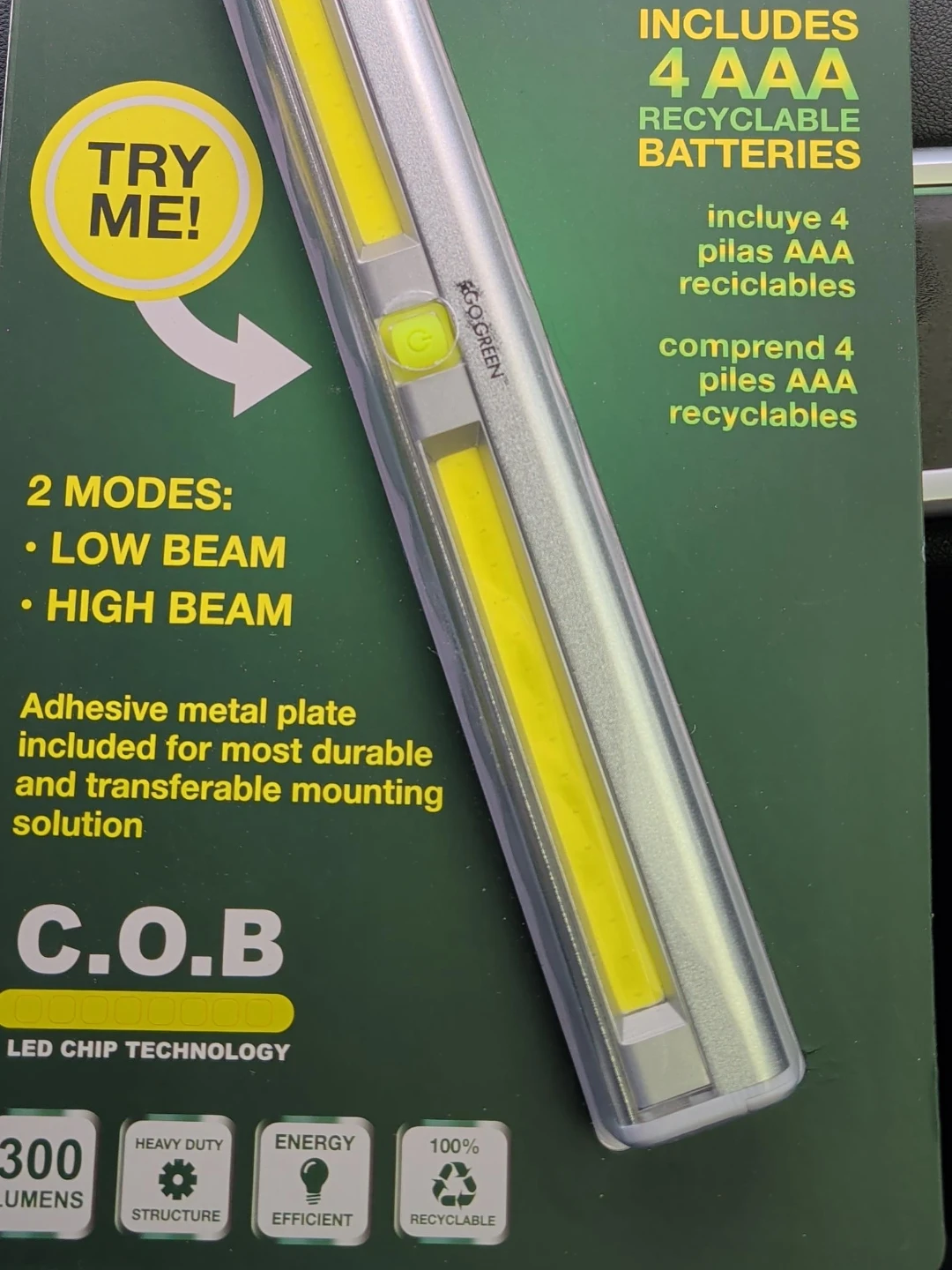 GoGreen The Lite Bar XL COB LED Light