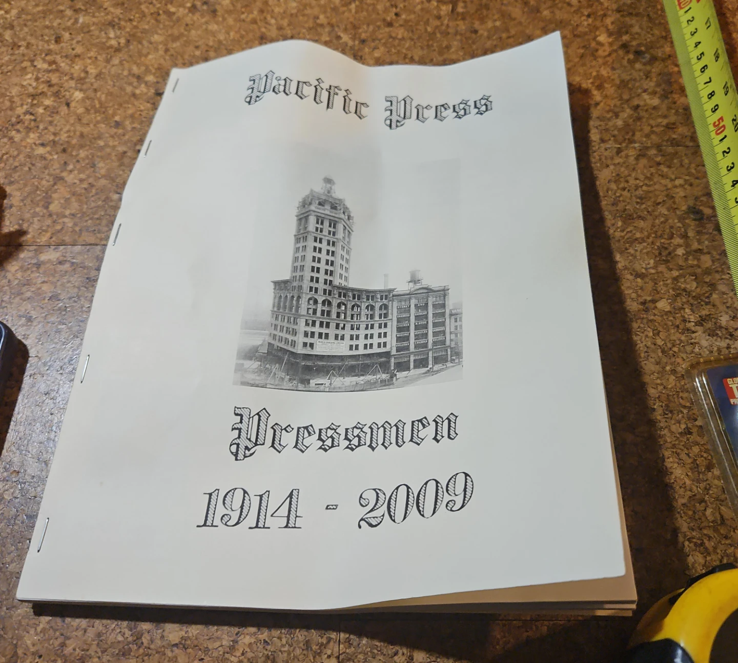 Pacific Press Pressmen 1914-2009 Booklet