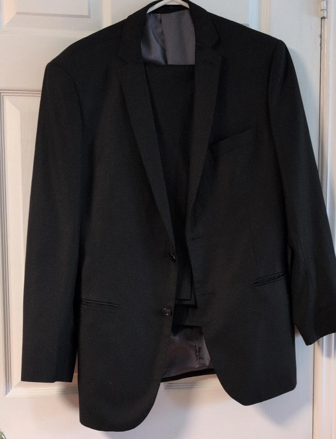 Black Suit Jacket and Pants Set