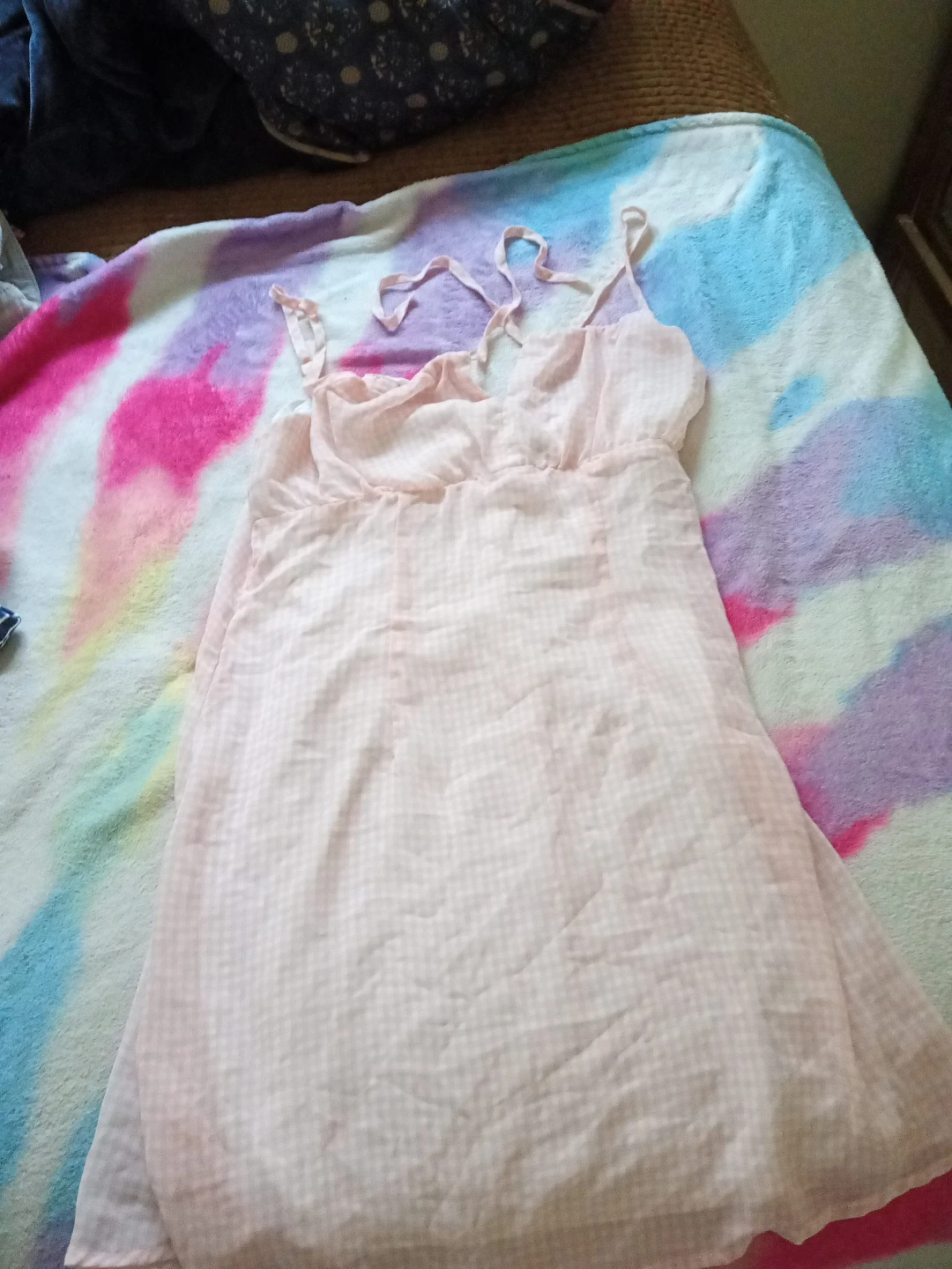 Pink Gingham Sundress