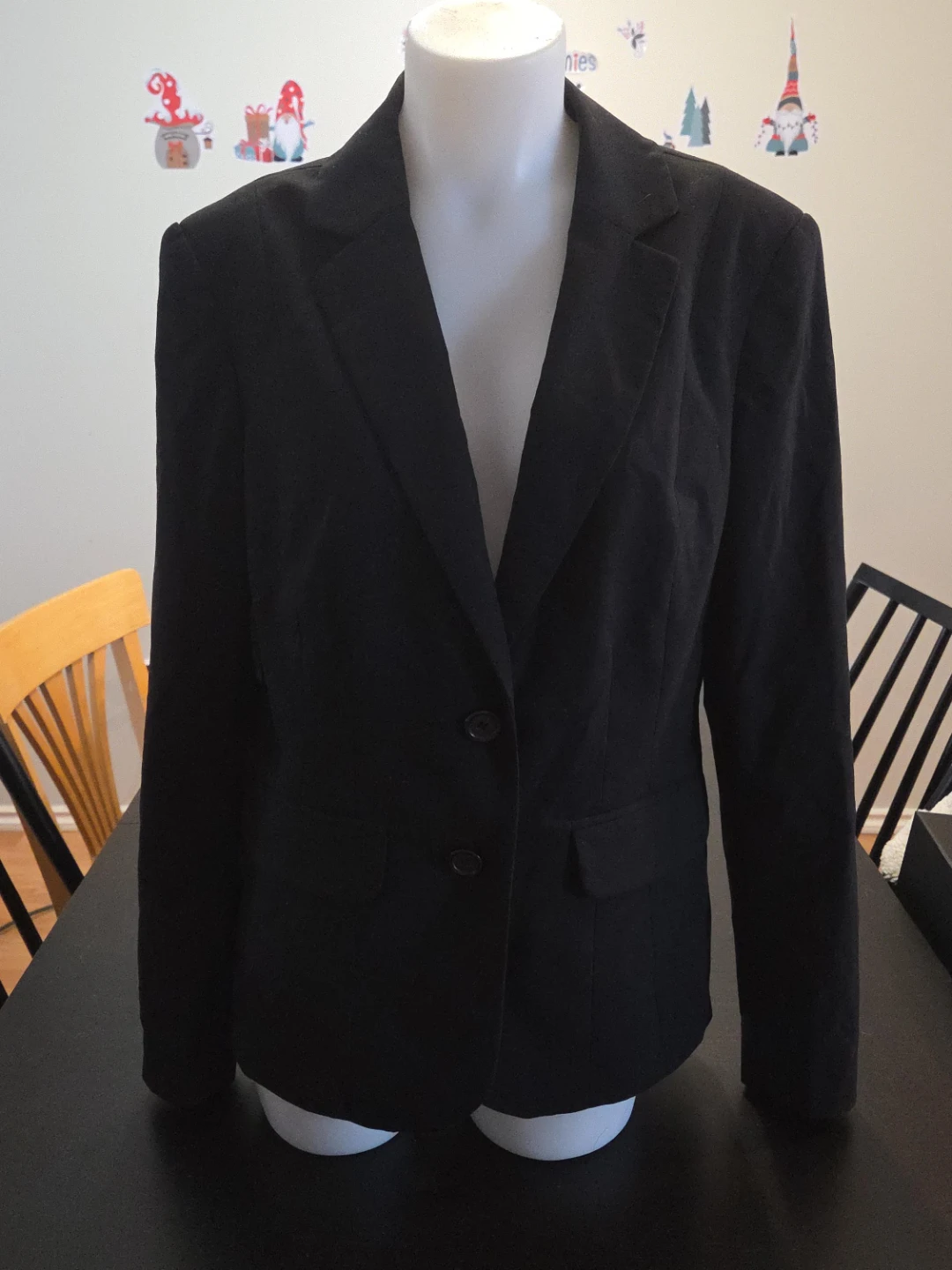 Collection AN Collection Amerique du Nord Black Blazer - Size 8