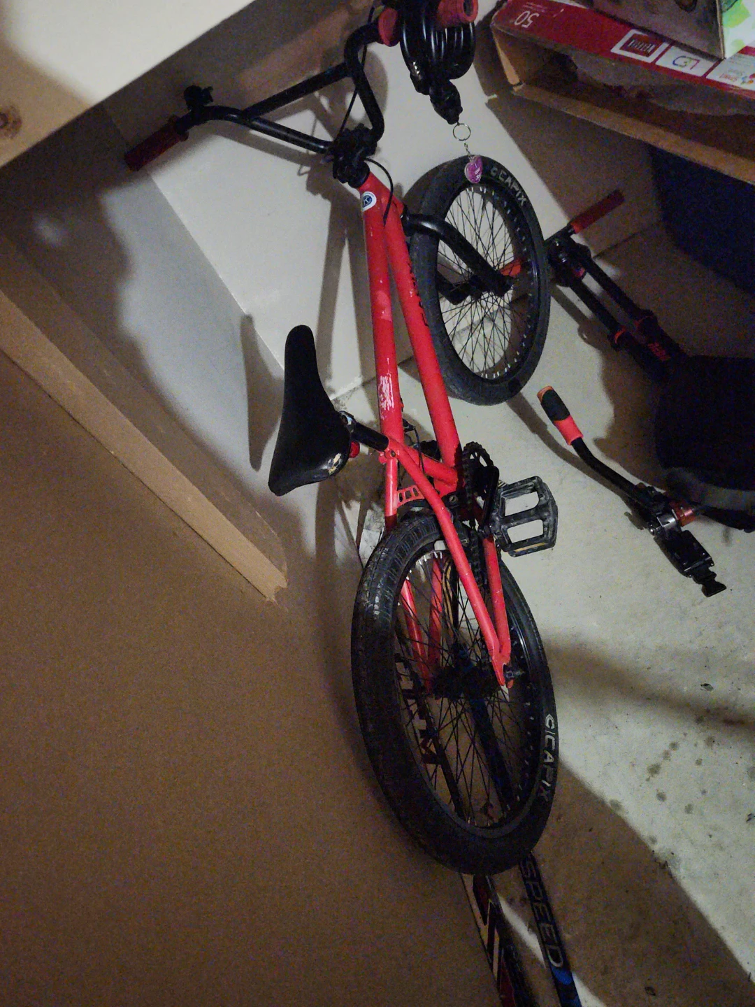 Red BMX Bike
