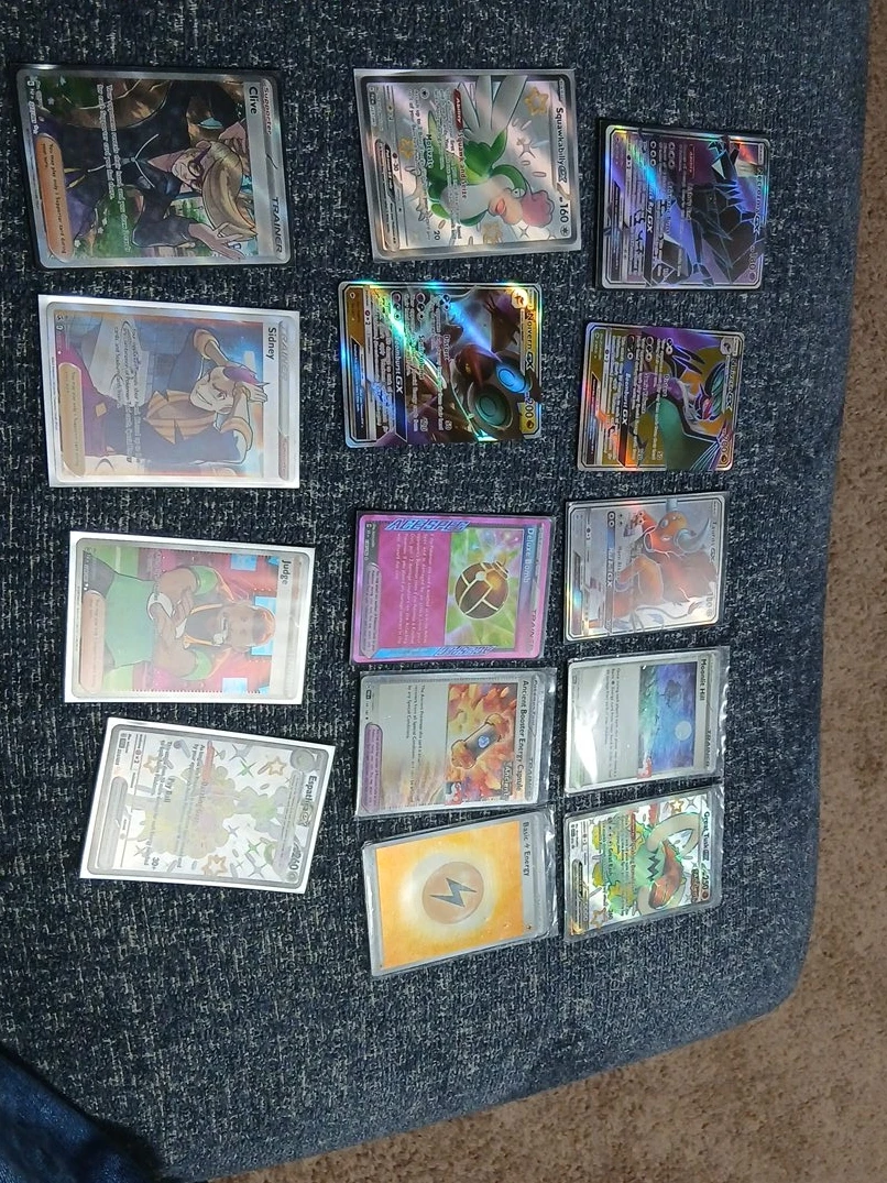 Collection of Pokémon Trading Cards