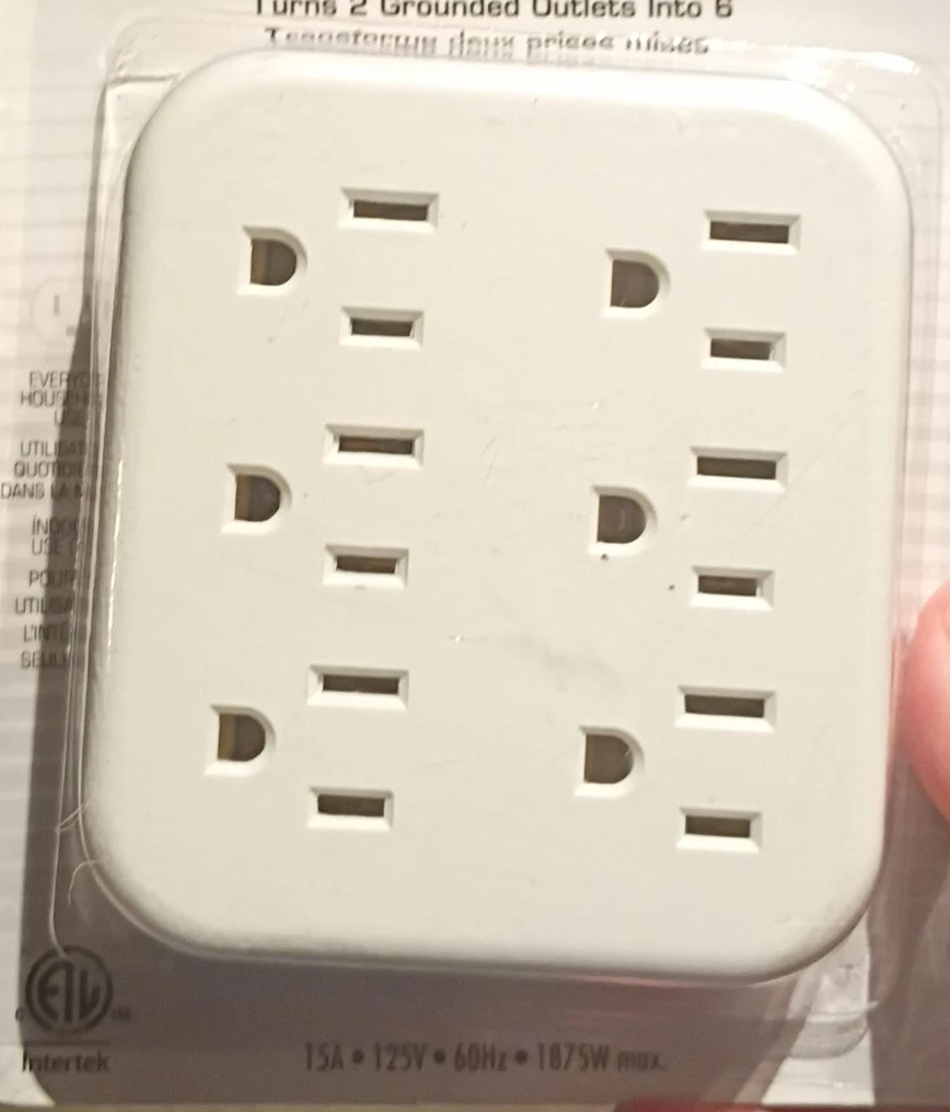 6-Outlet Power Adapter