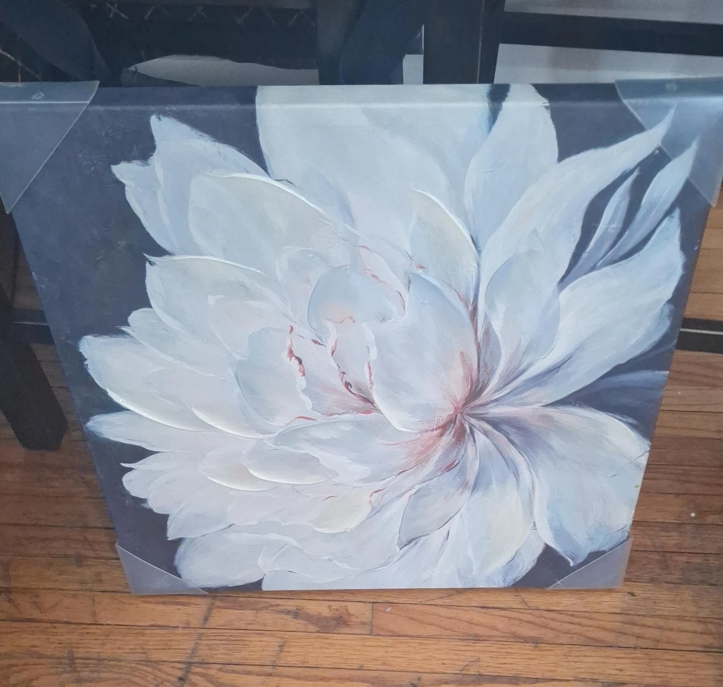 Canvas Wall Art Print - White Flower