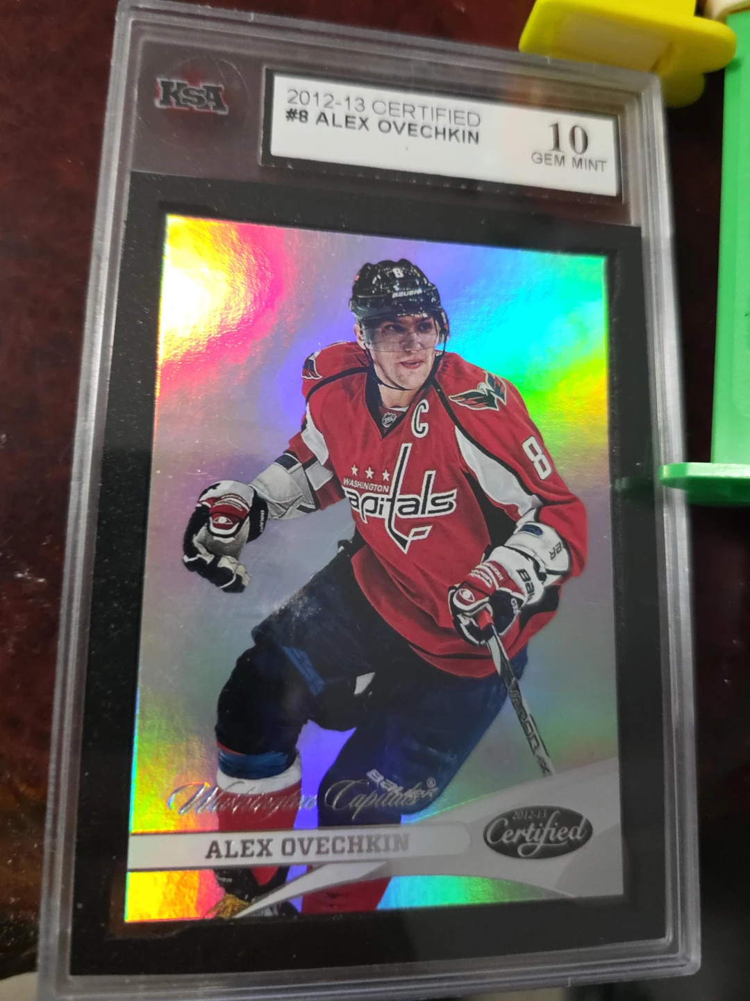 2012-13 Certified Alex Ovechkin Hockey Card - Gem Mint 10