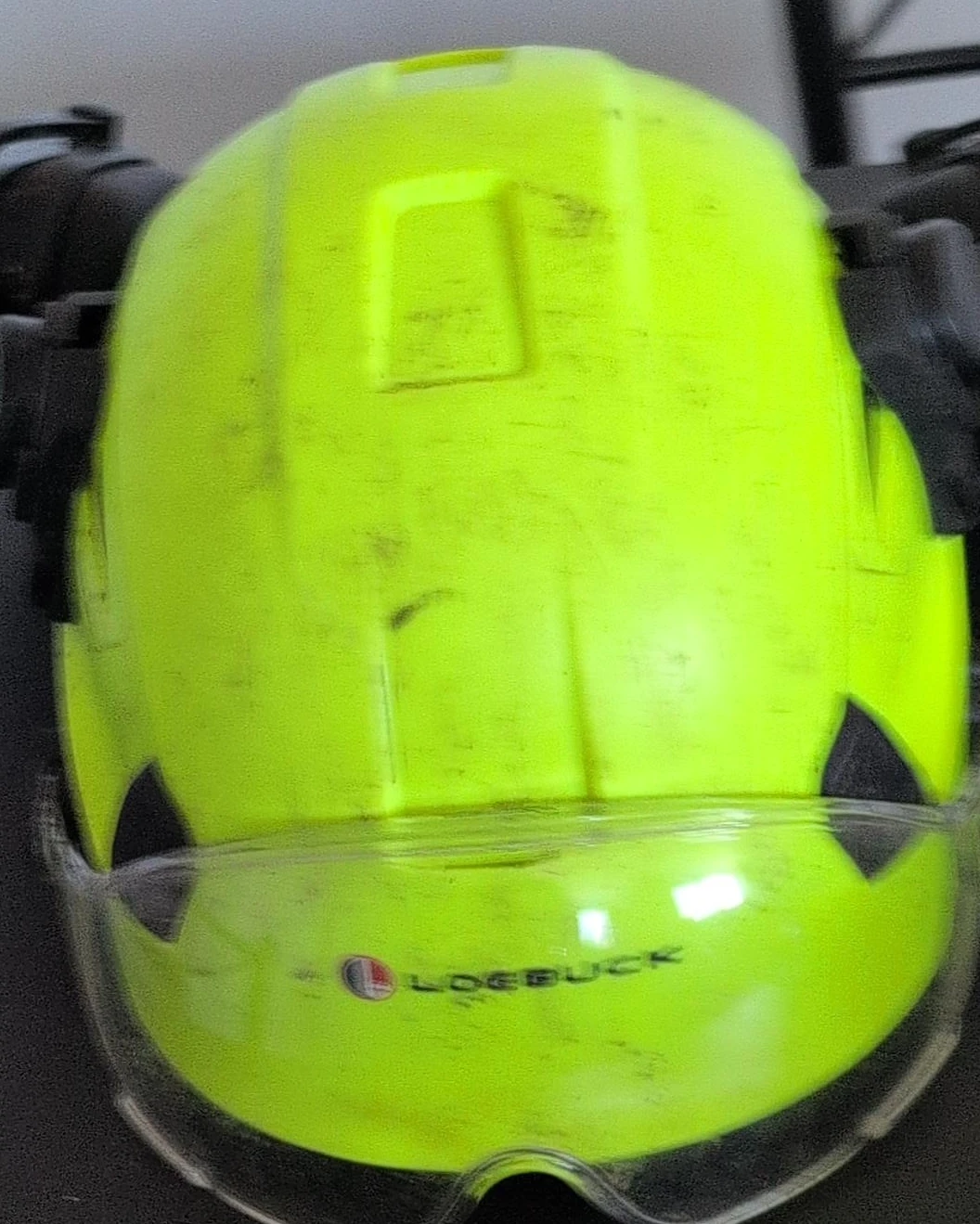 LOGEBUCK Safety Helmet with Visor and Ear Protection
