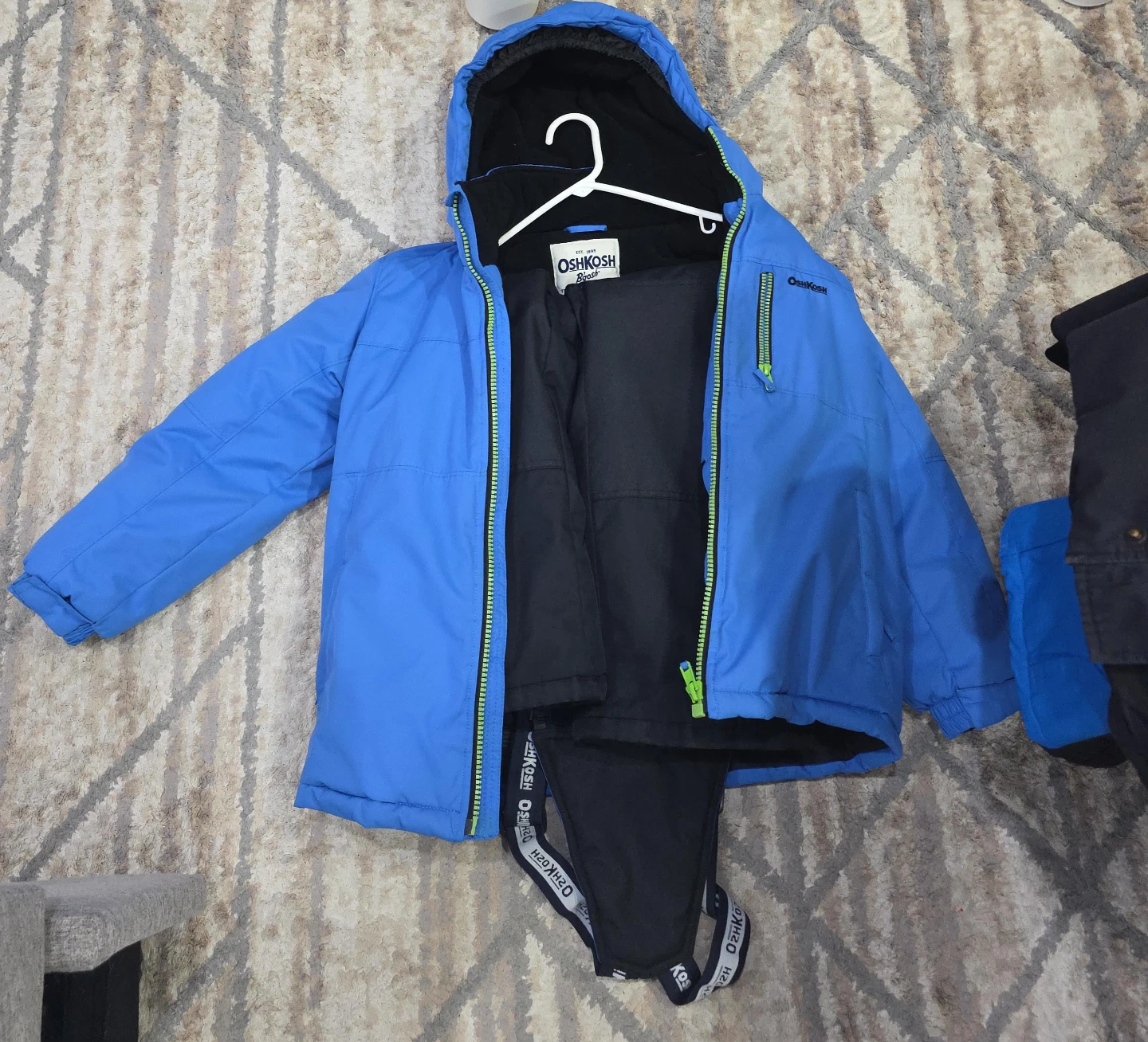 OshKosh B'gosh Blue Winter Jacket and Snow Pants Set