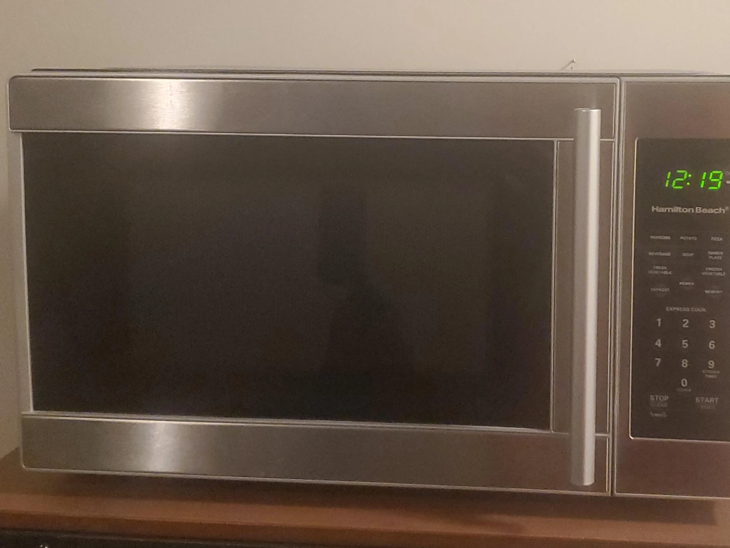 Hamilton Beach Stainless Steel Microwave